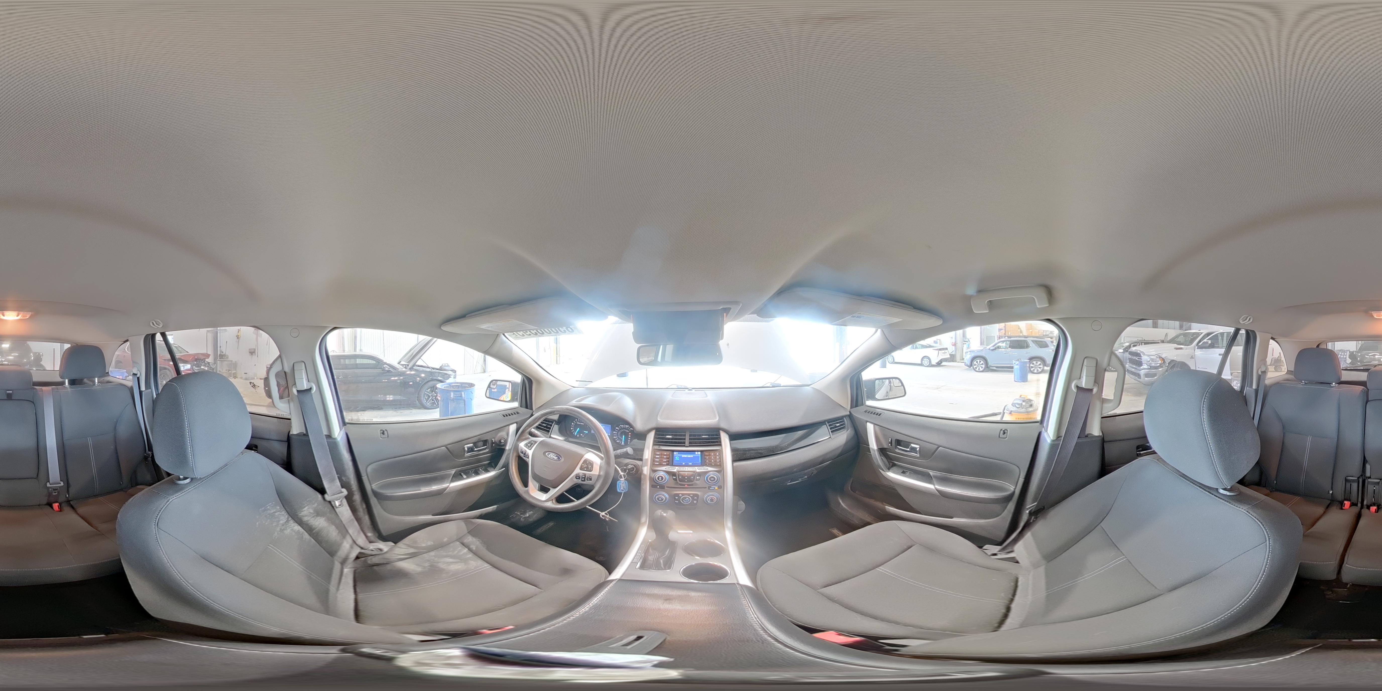 2014 Ford Edge Se Silver vin: 2FMDK3GC5EBA06049