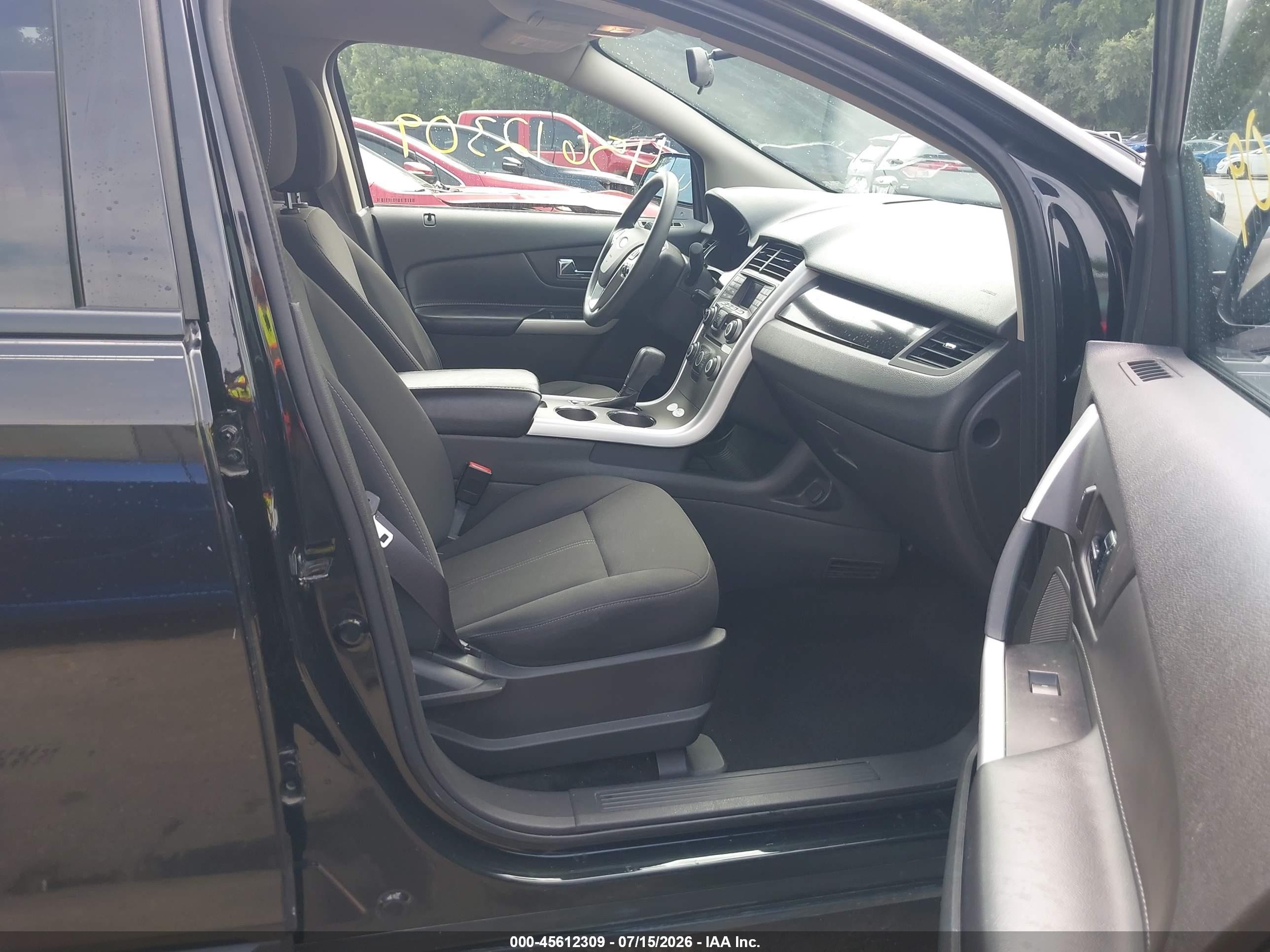 2014 Ford Edge Se Черный vin: 2FMDK3GC5EBA41285