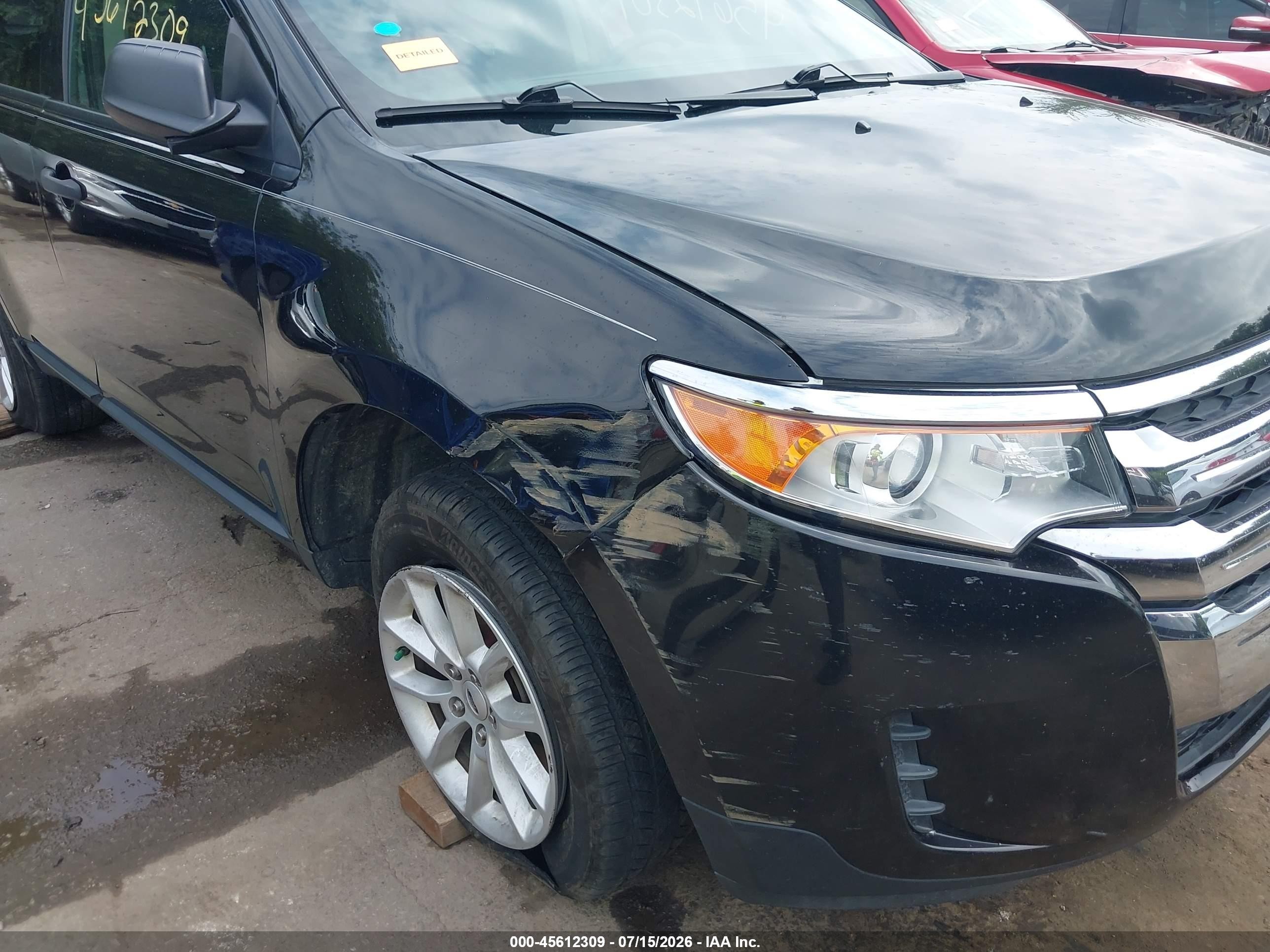 2014 Ford Edge Se Черный vin: 2FMDK3GC5EBA41285
