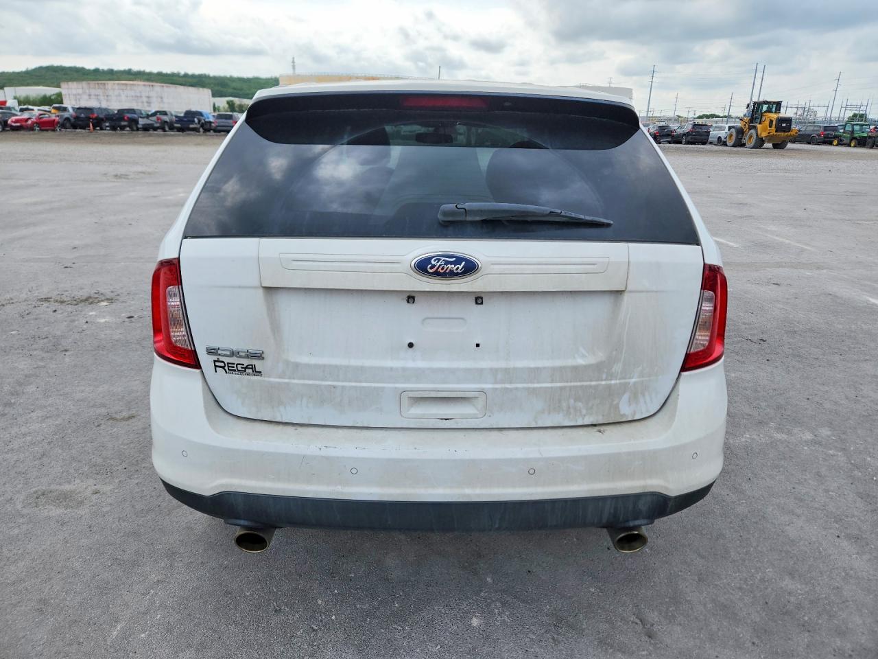 2014 Ford Edge Se White vin: 2FMDK3GC5EBB17958