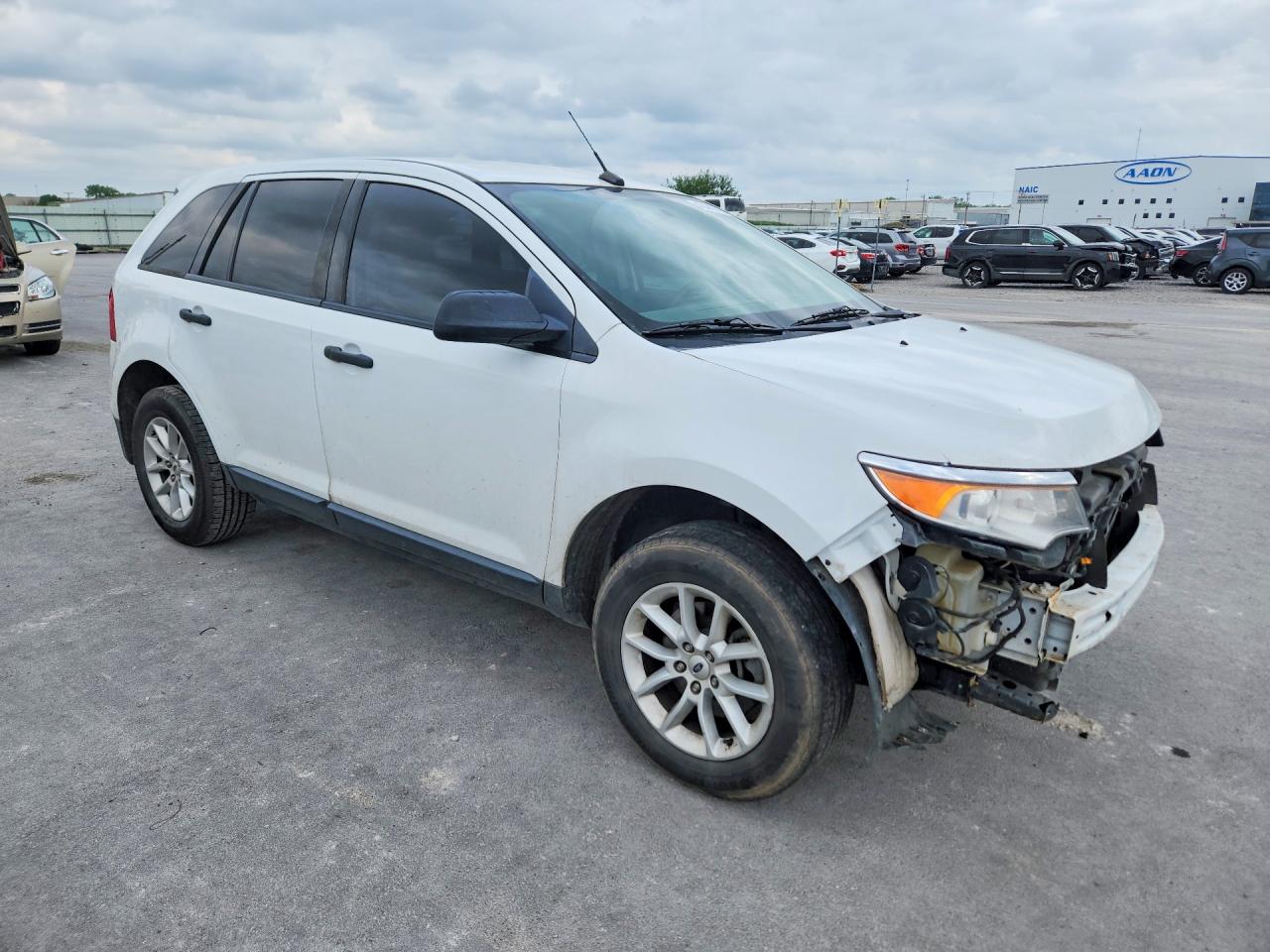 2014 Ford Edge Se White vin: 2FMDK3GC5EBB17958