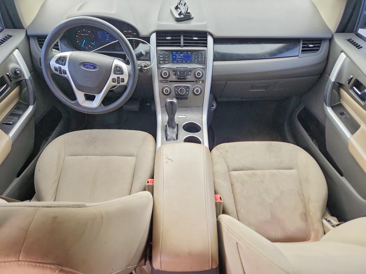 2014 Ford Edge Se White vin: 2FMDK3GC5EBB17958