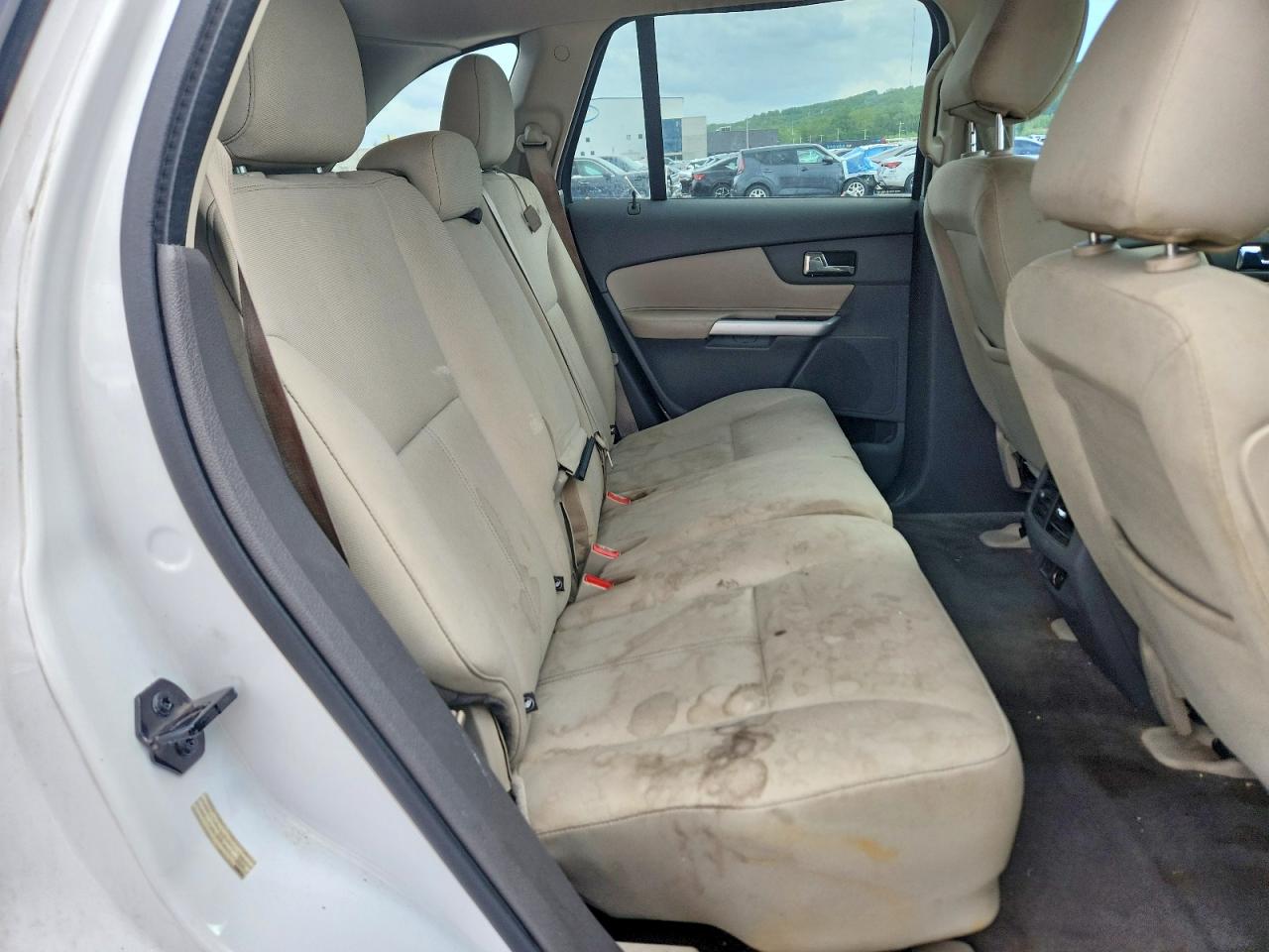 2014 Ford Edge Se White vin: 2FMDK3GC5EBB17958