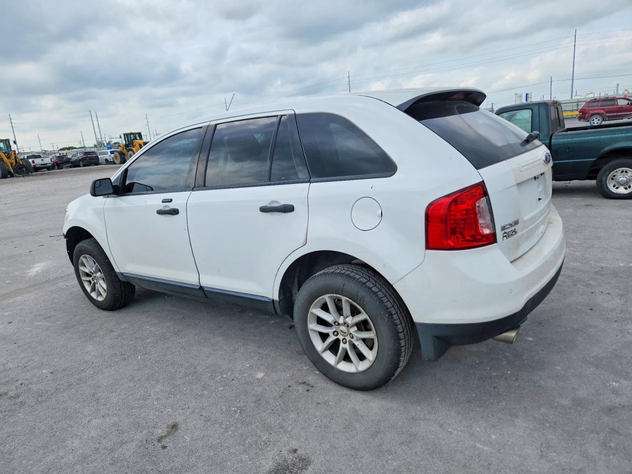 2014 Ford Edge Se White vin: 2FMDK3GC5EBB17958