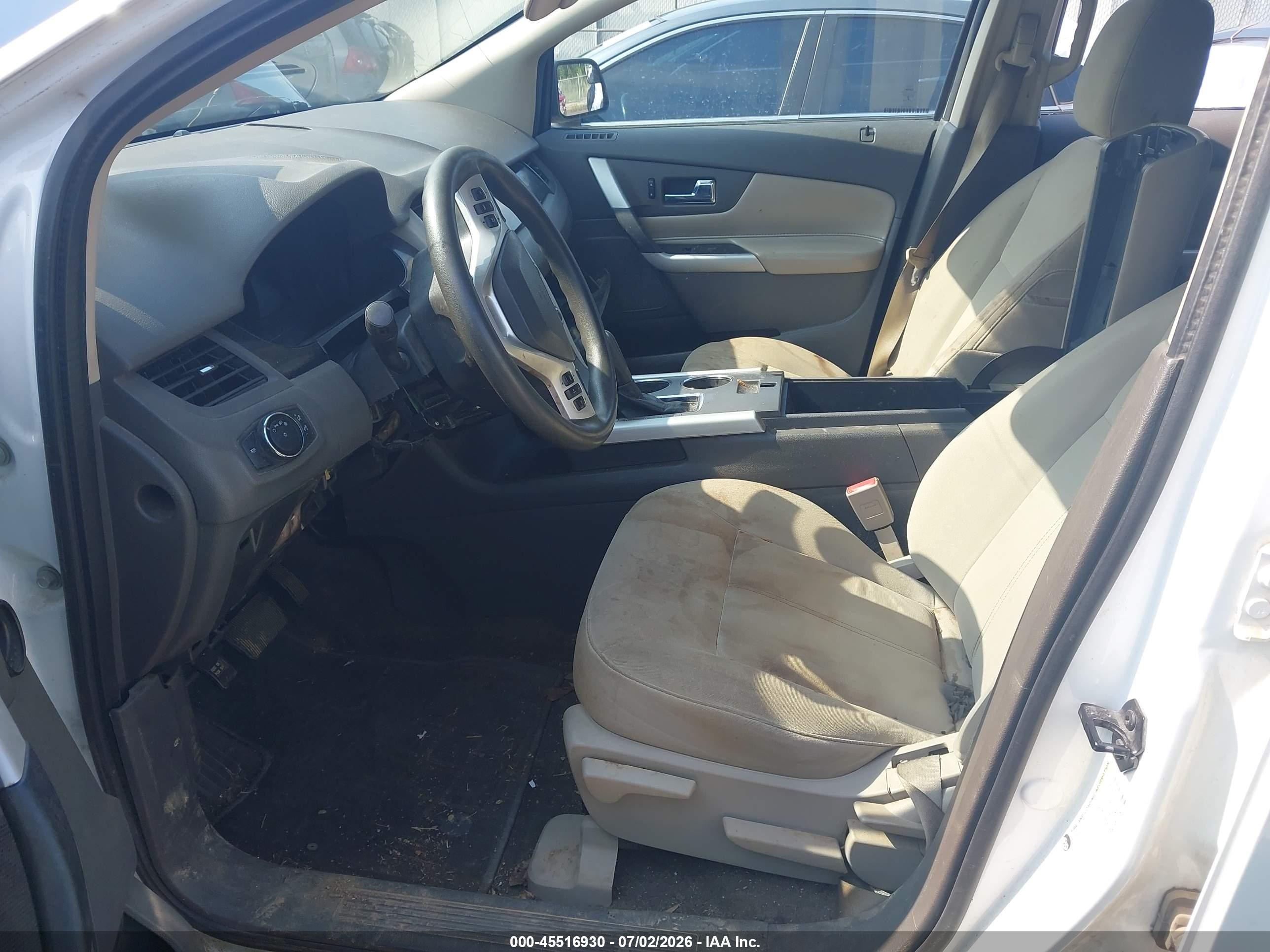 2014 Ford Edge Se Белый vin: 2FMDK3GC5EBB34548