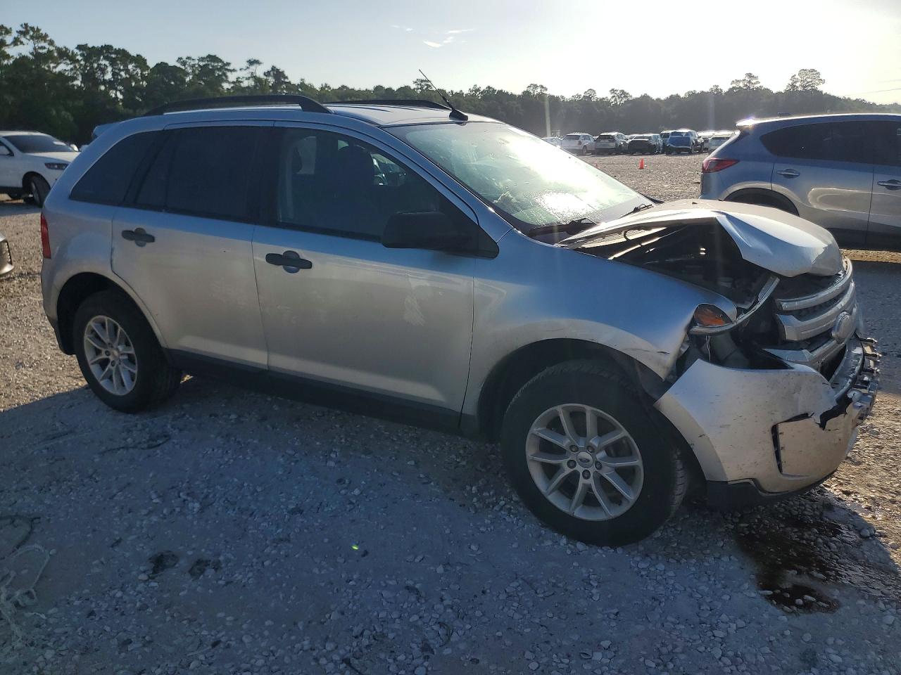 2014 Ford Edge Se Silver vin: 2FMDK3GC5EBB54959