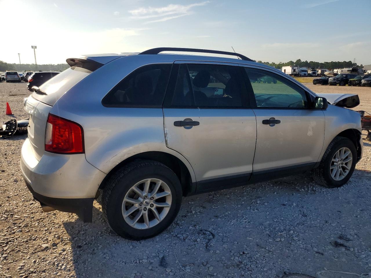2014 Ford Edge Se Silver vin: 2FMDK3GC5EBB54959