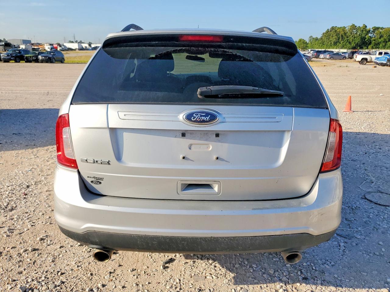 2014 Ford Edge Se Silver vin: 2FMDK3GC5EBB54959