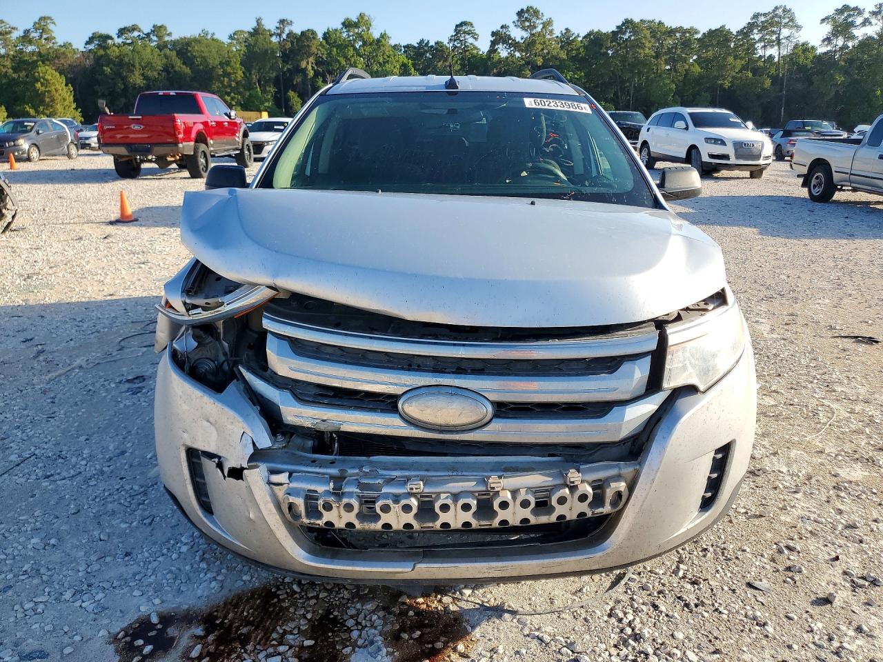 2014 Ford Edge Se Silver vin: 2FMDK3GC5EBB54959