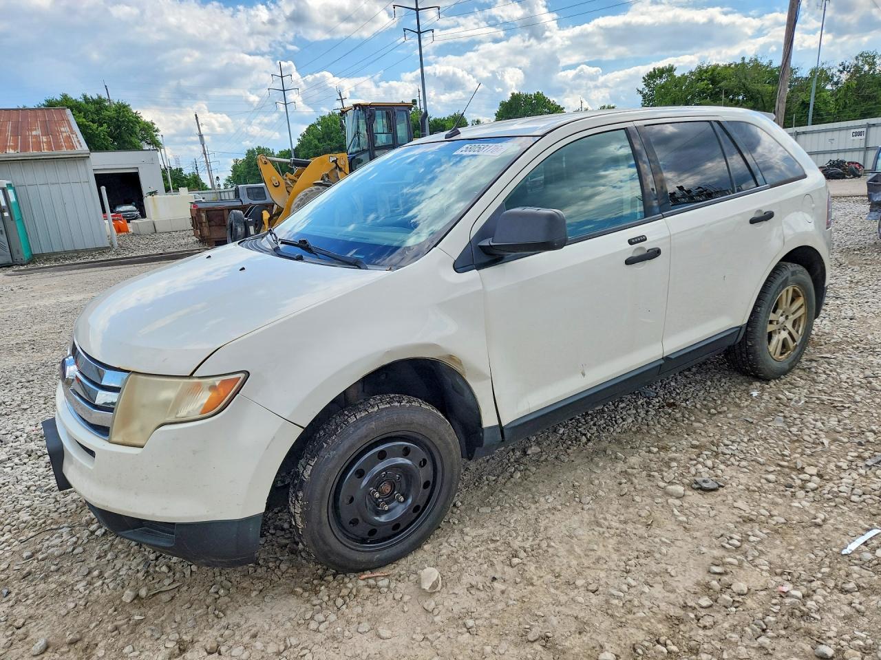 2010 Ford Edge Se White vin: 2FMDK3GC6ABA06541
