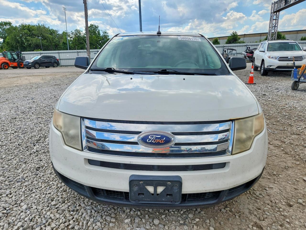 2010 Ford Edge Se White vin: 2FMDK3GC6ABA06541