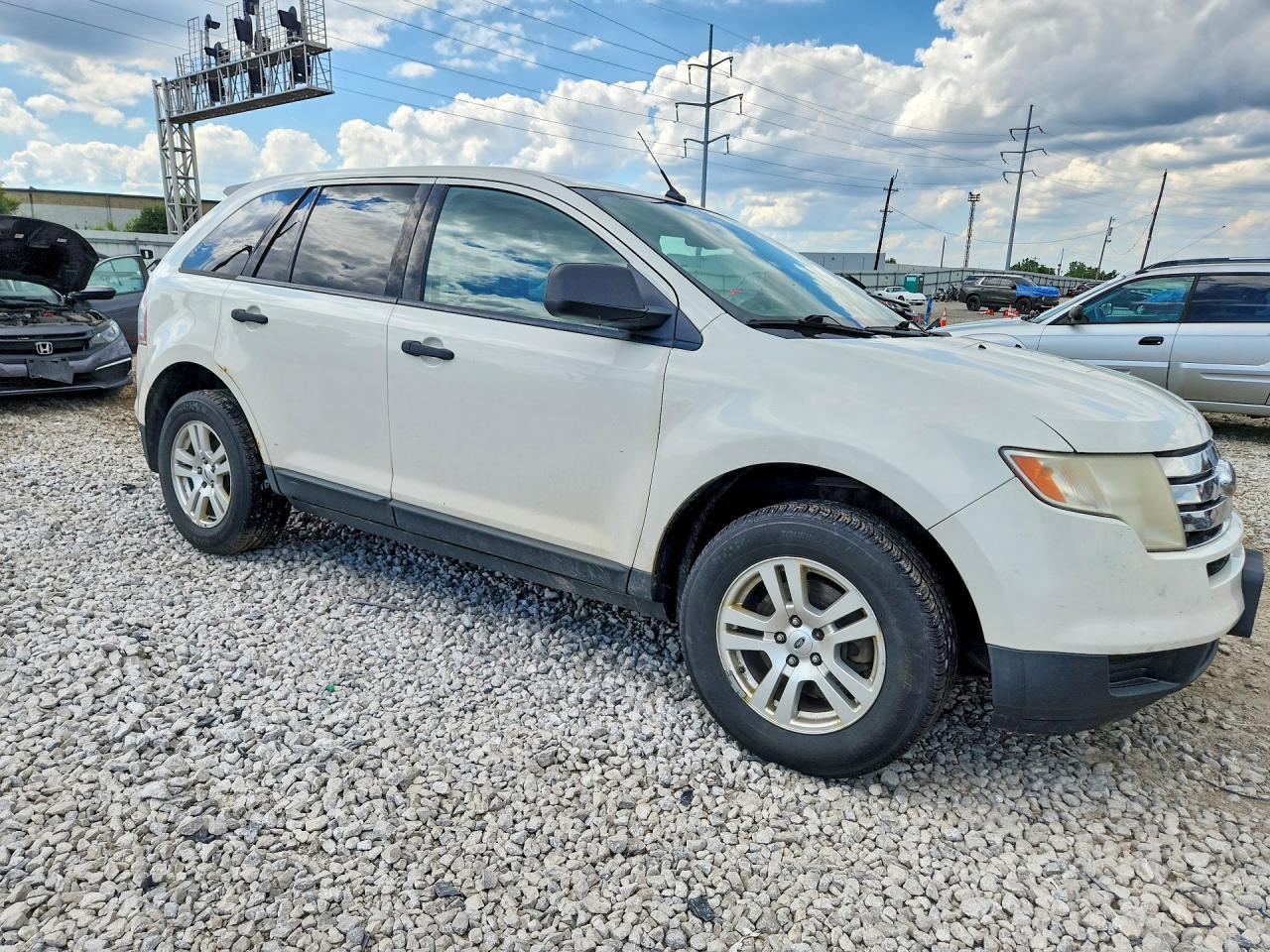 2010 Ford Edge Se White vin: 2FMDK3GC6ABA06541