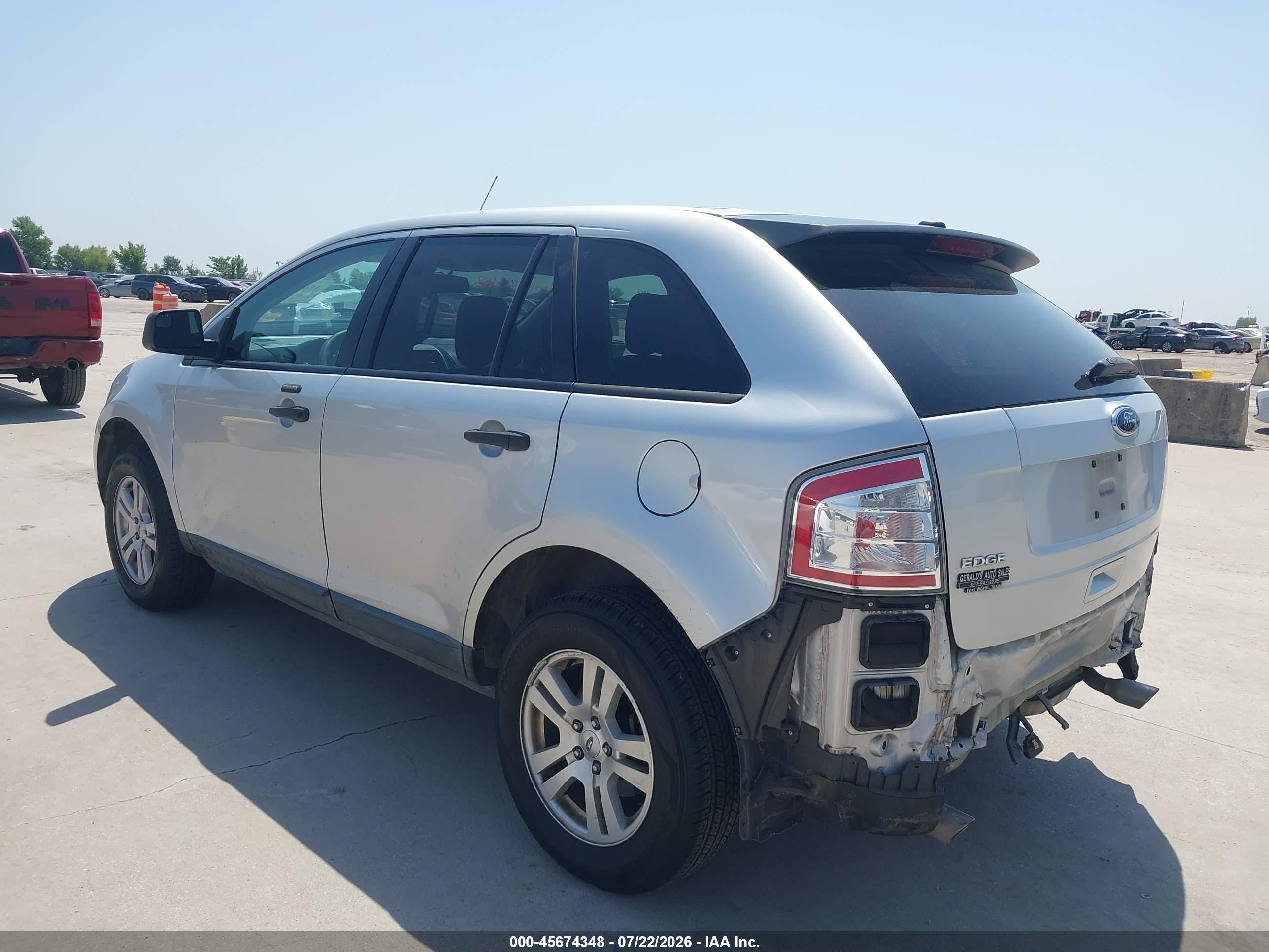 2010 Ford Edge Se Silver vin: 2FMDK3GC6ABA67064