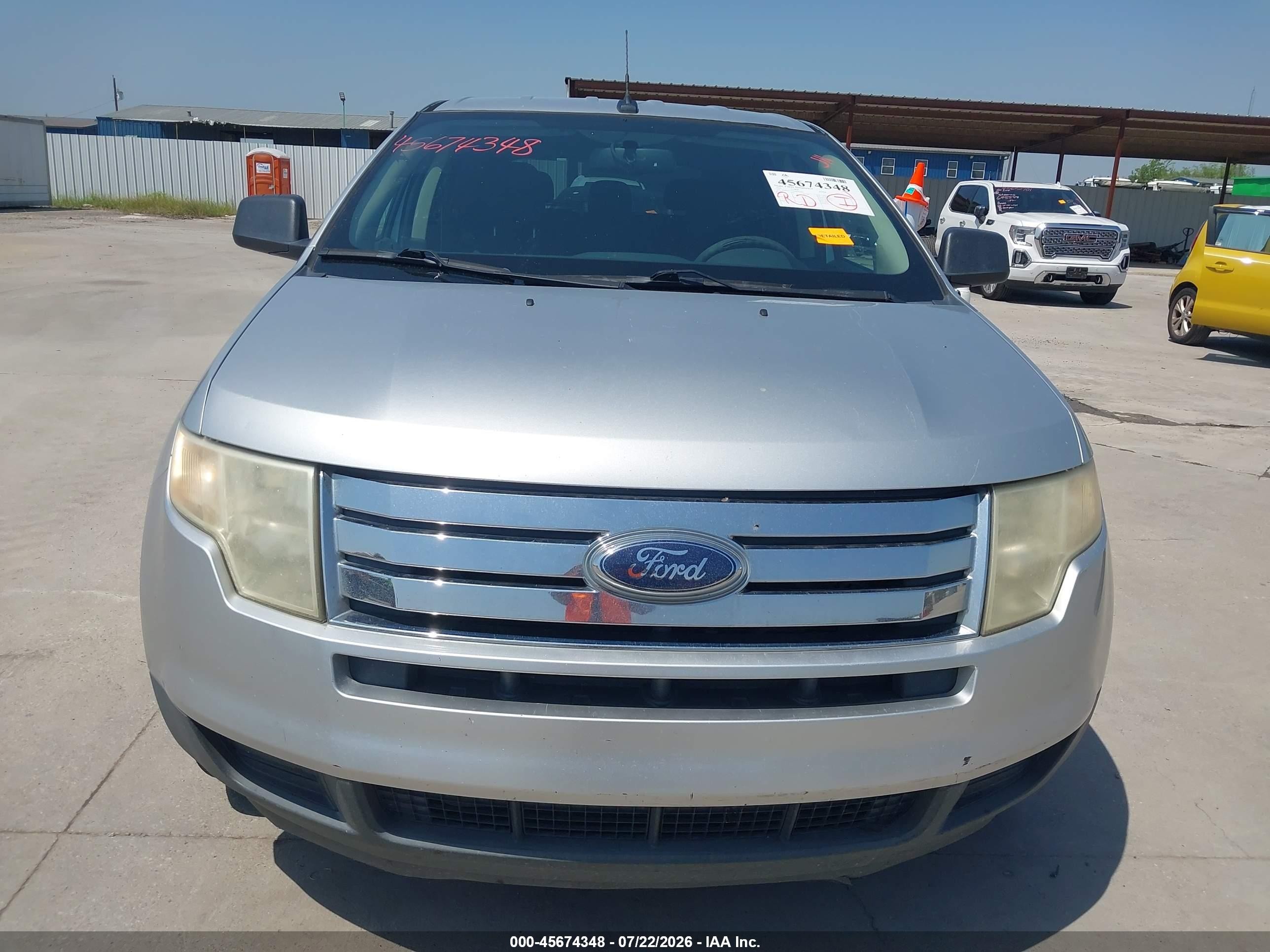 2010 Ford Edge Se Silver vin: 2FMDK3GC6ABA67064