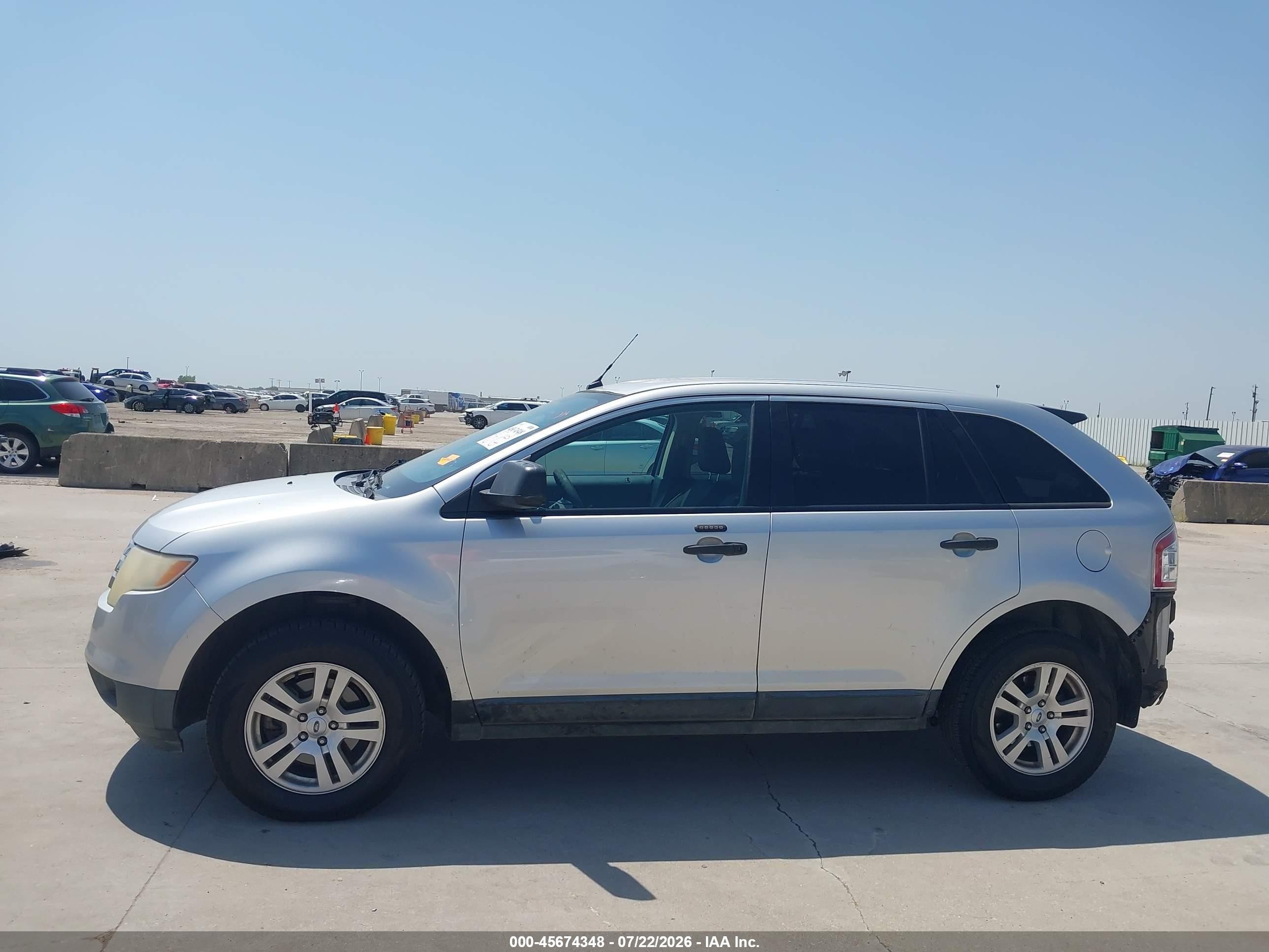 2010 Ford Edge Se Silver vin: 2FMDK3GC6ABA67064