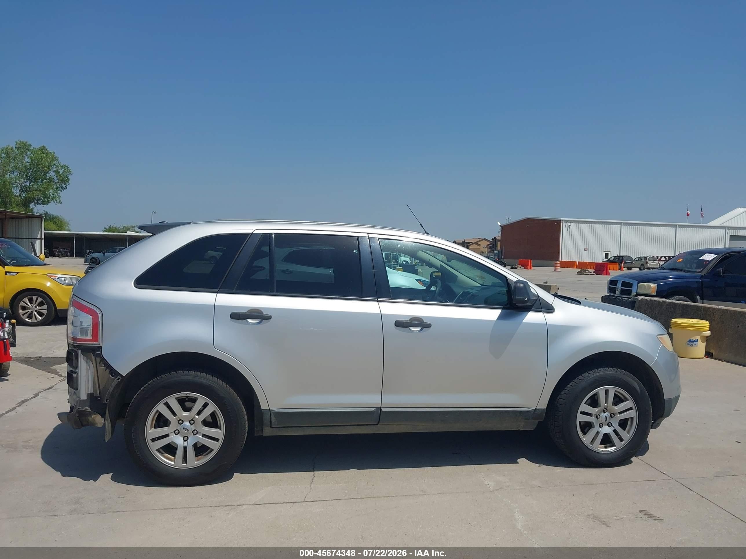 2010 Ford Edge Se Silver vin: 2FMDK3GC6ABA67064