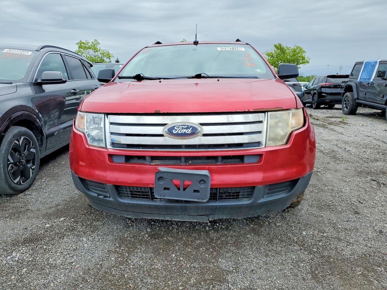 2010 Ford Edge Se Red vin: 2FMDK3GC6ABB35122