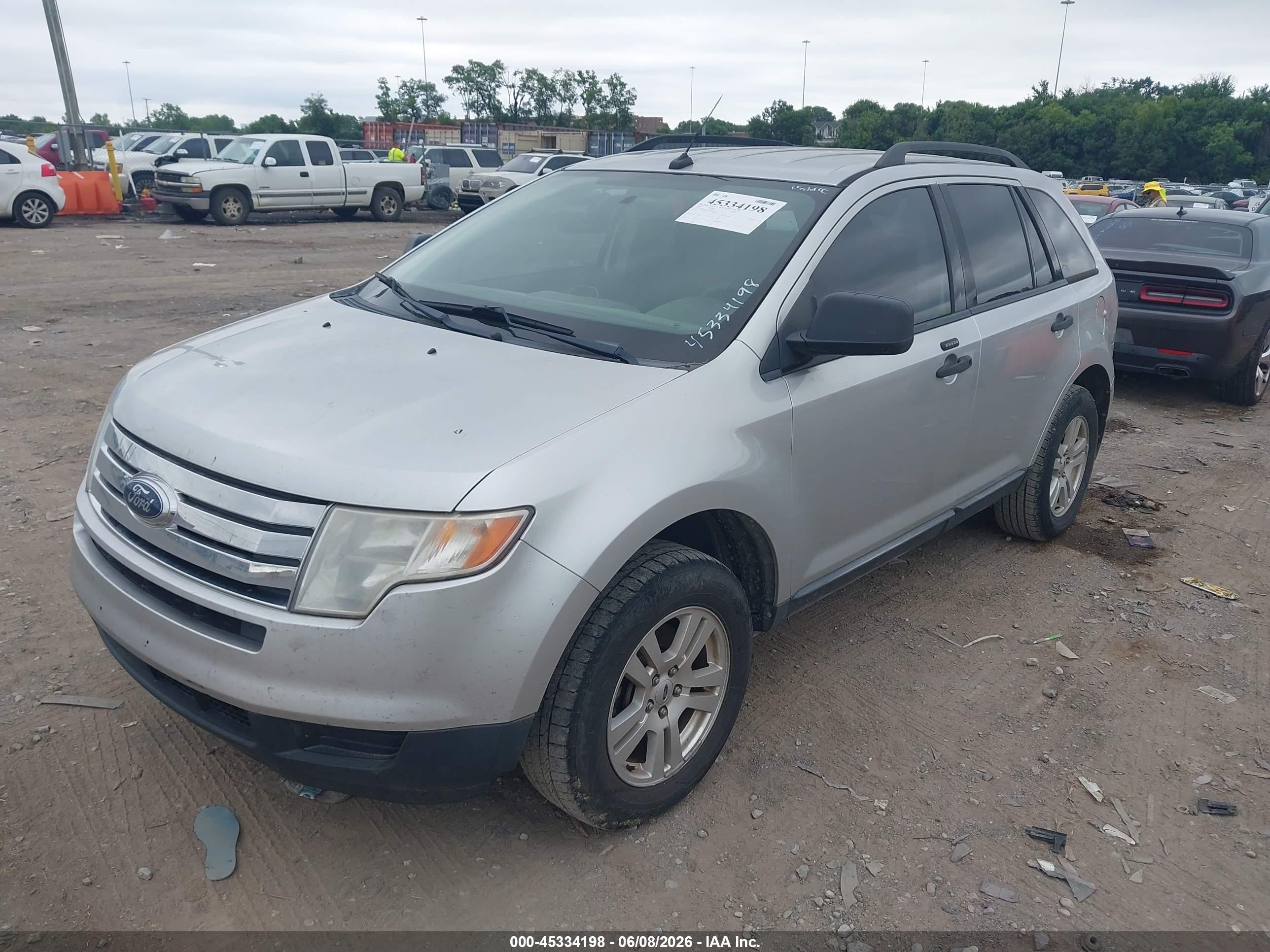 2010 Ford Edge Se Серебряный vin: 2FMDK3GC6ABB50915