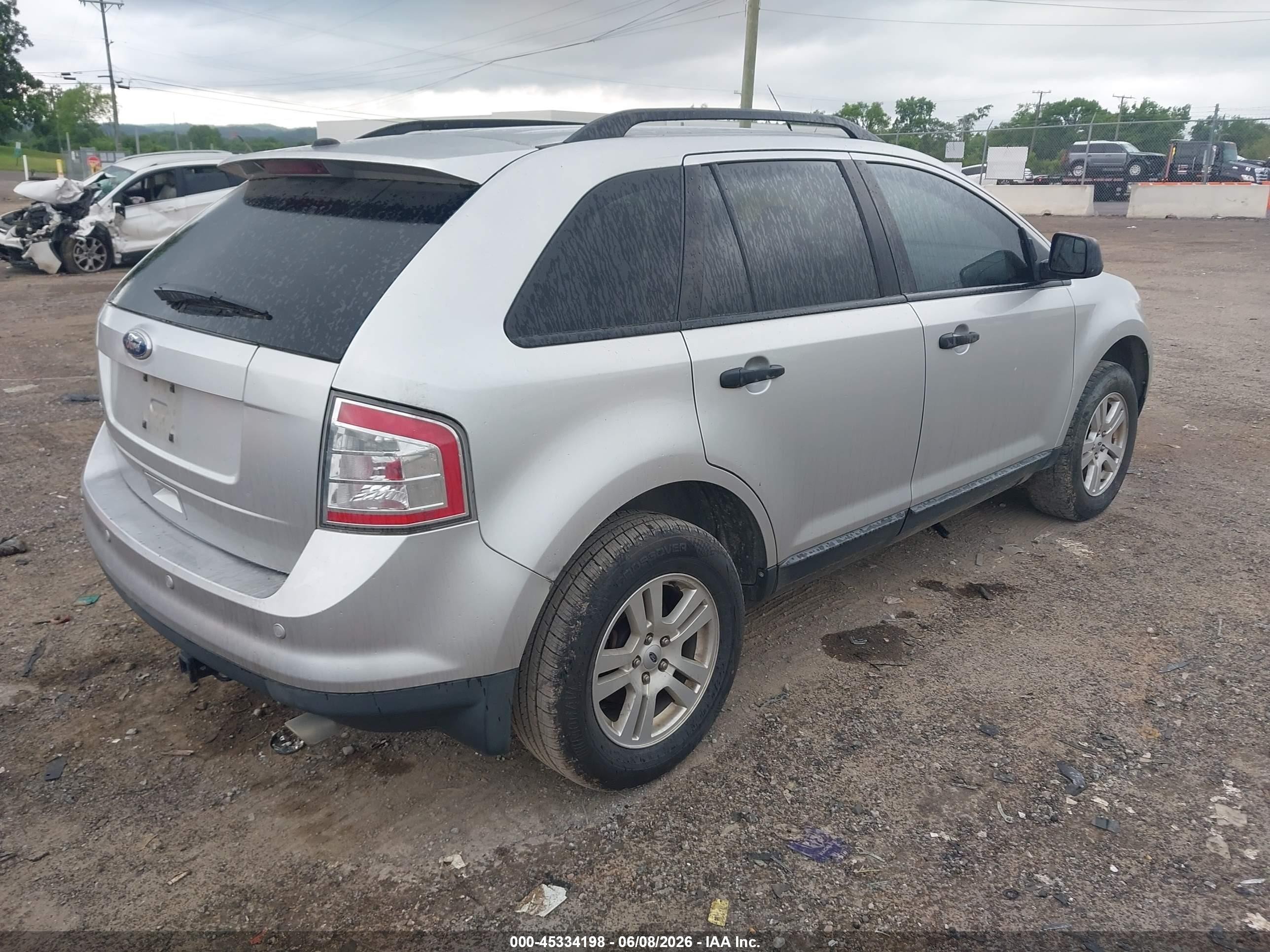 2010 Ford Edge Se Серебряный vin: 2FMDK3GC6ABB50915