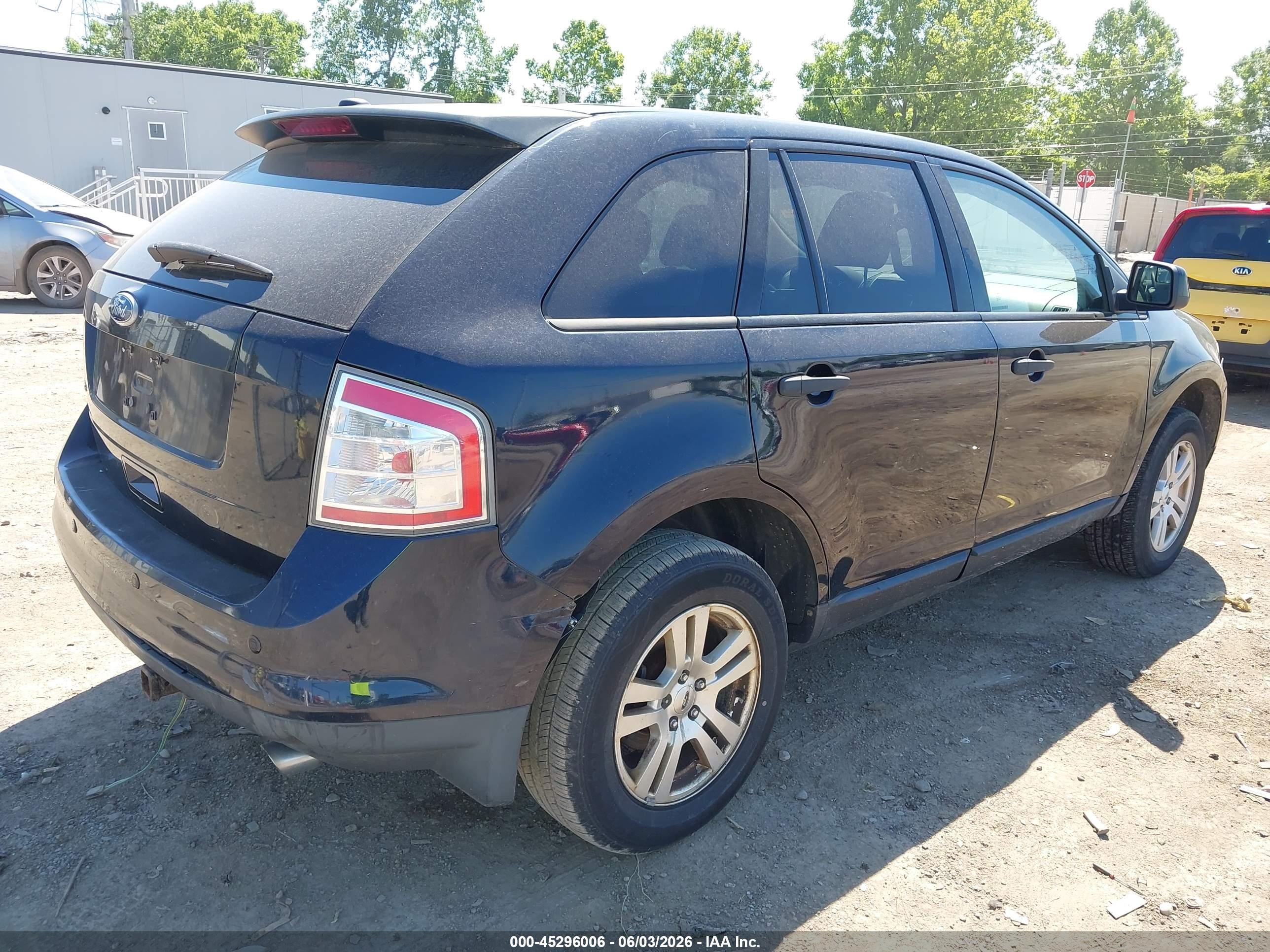 2010 Ford Edge Se Dark Blue vin: 2FMDK3GC6ABB51482