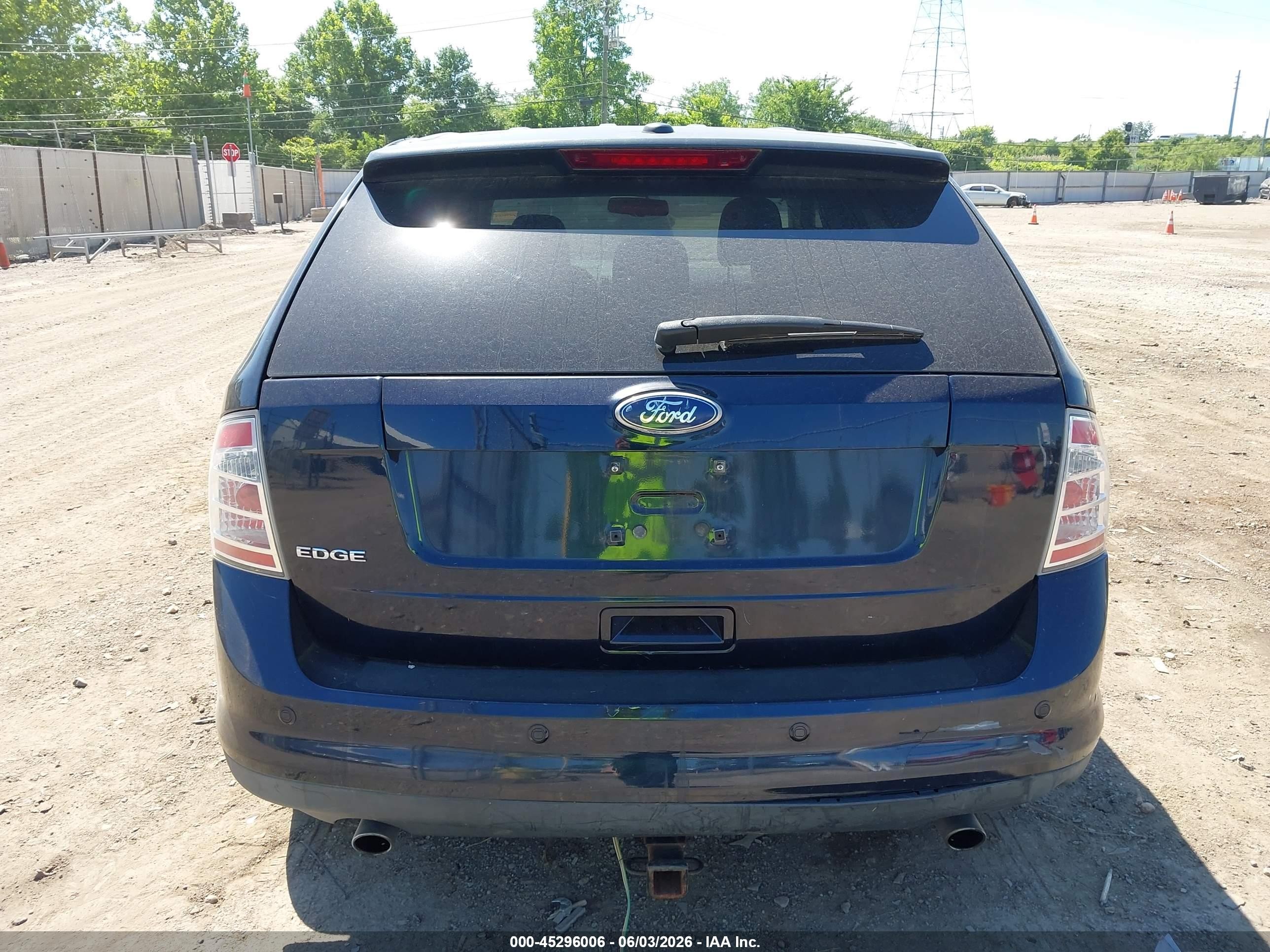 2010 Ford Edge Se Dark Blue vin: 2FMDK3GC6ABB51482