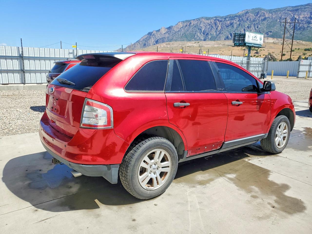 2010 Ford Edge Se Red vin: 2FMDK3GC6ABB65902