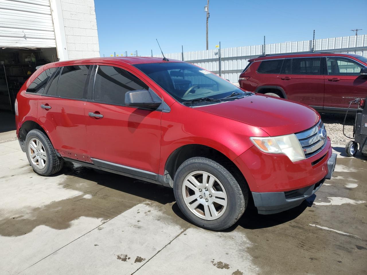 2010 Ford Edge Se Red vin: 2FMDK3GC6ABB65902 Damage: Right Rear Door Cladding, Missing, Replacement Required
