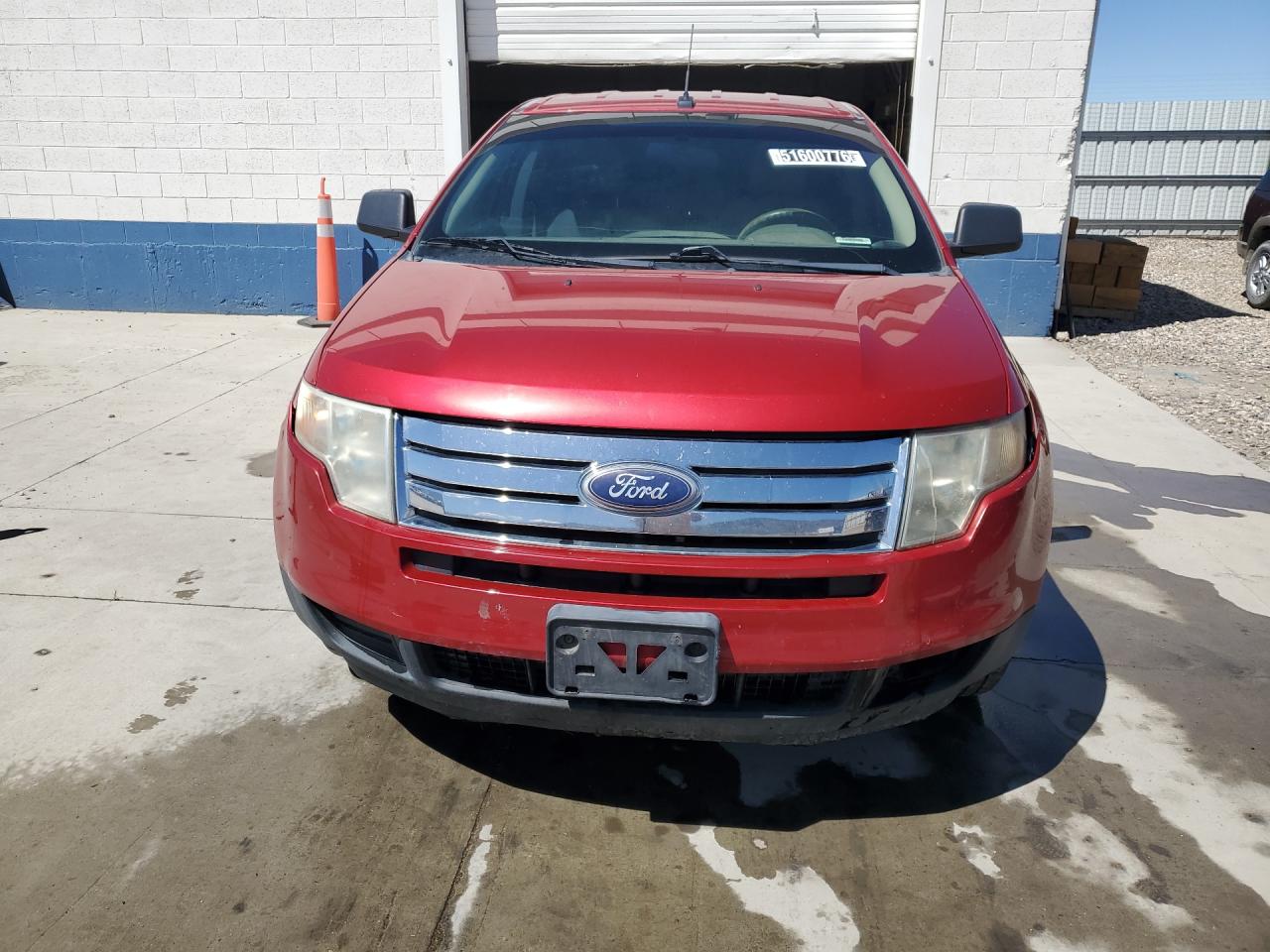 2010 Ford Edge Se Red vin: 2FMDK3GC6ABB65902 Damage: Left Head Lamp, Cracked, Replacement Required
