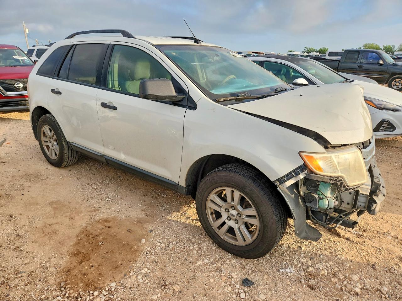 2010 Ford Edge Se White vin: 2FMDK3GC6ABB68833