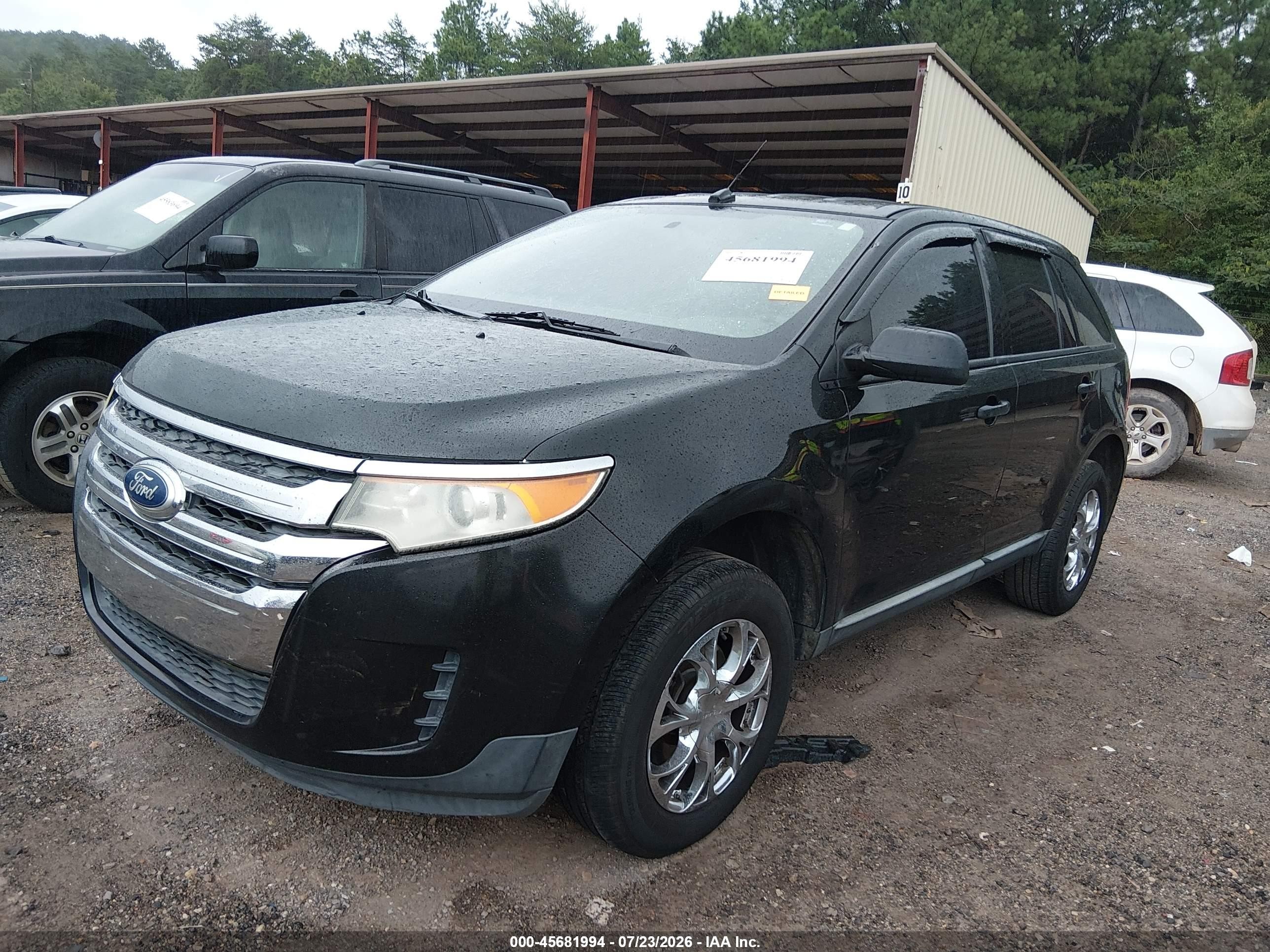 2011 Ford Edge Se Black vin: 2FMDK3GC6BBA88997