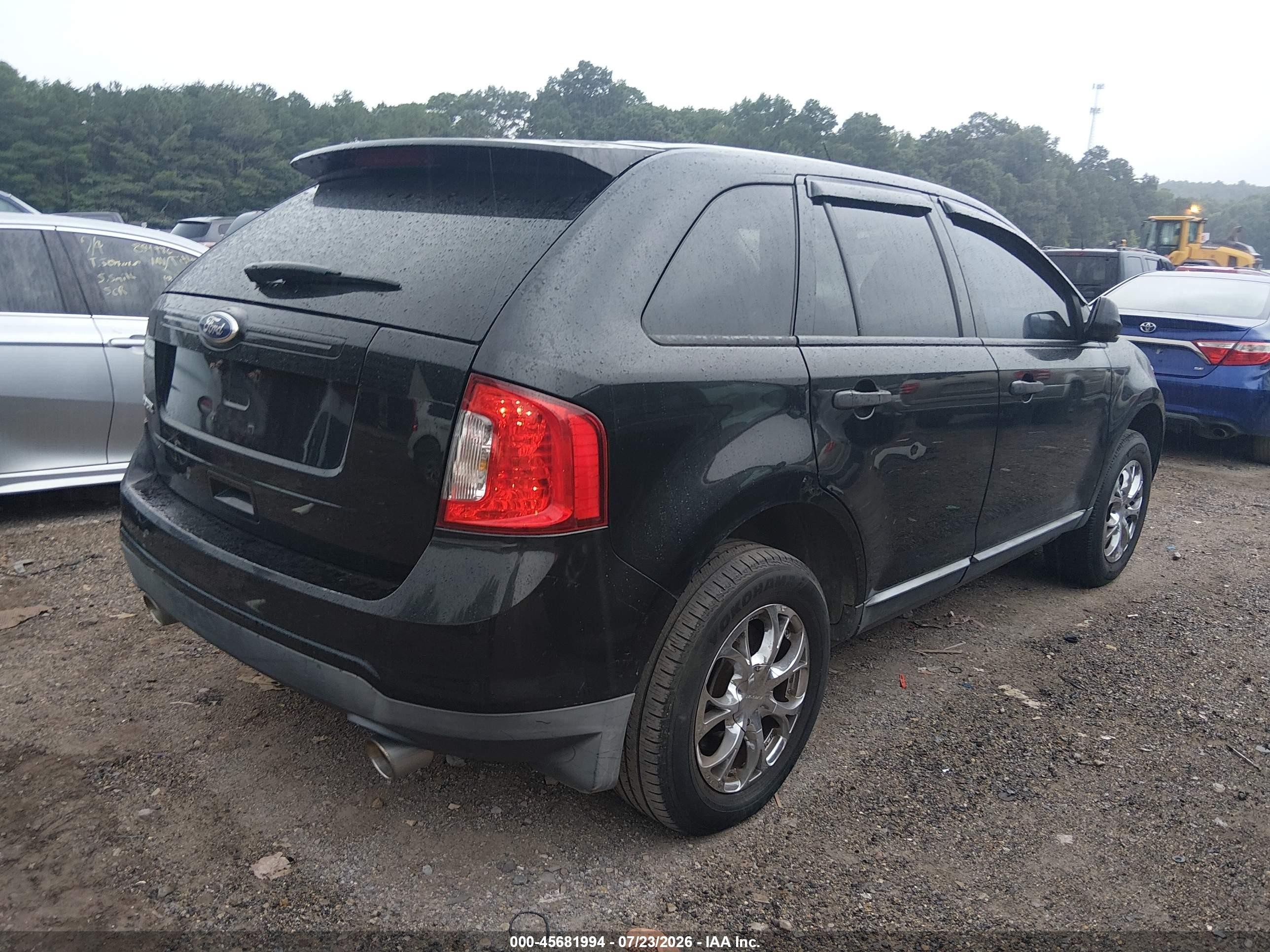 2011 Ford Edge Se Black vin: 2FMDK3GC6BBA88997