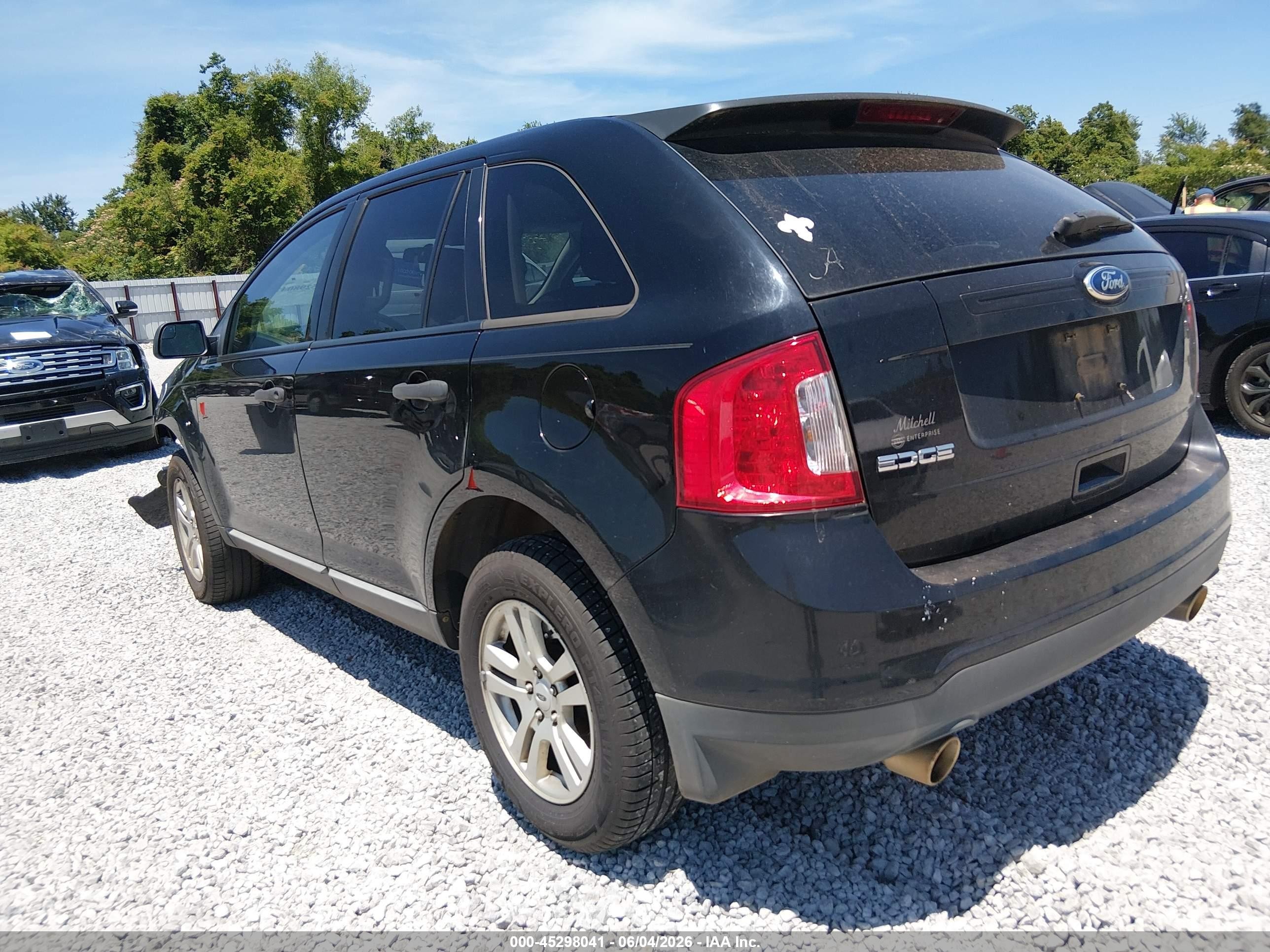 2011 Ford Edge Se Black vin: 2FMDK3GC6BBB49992