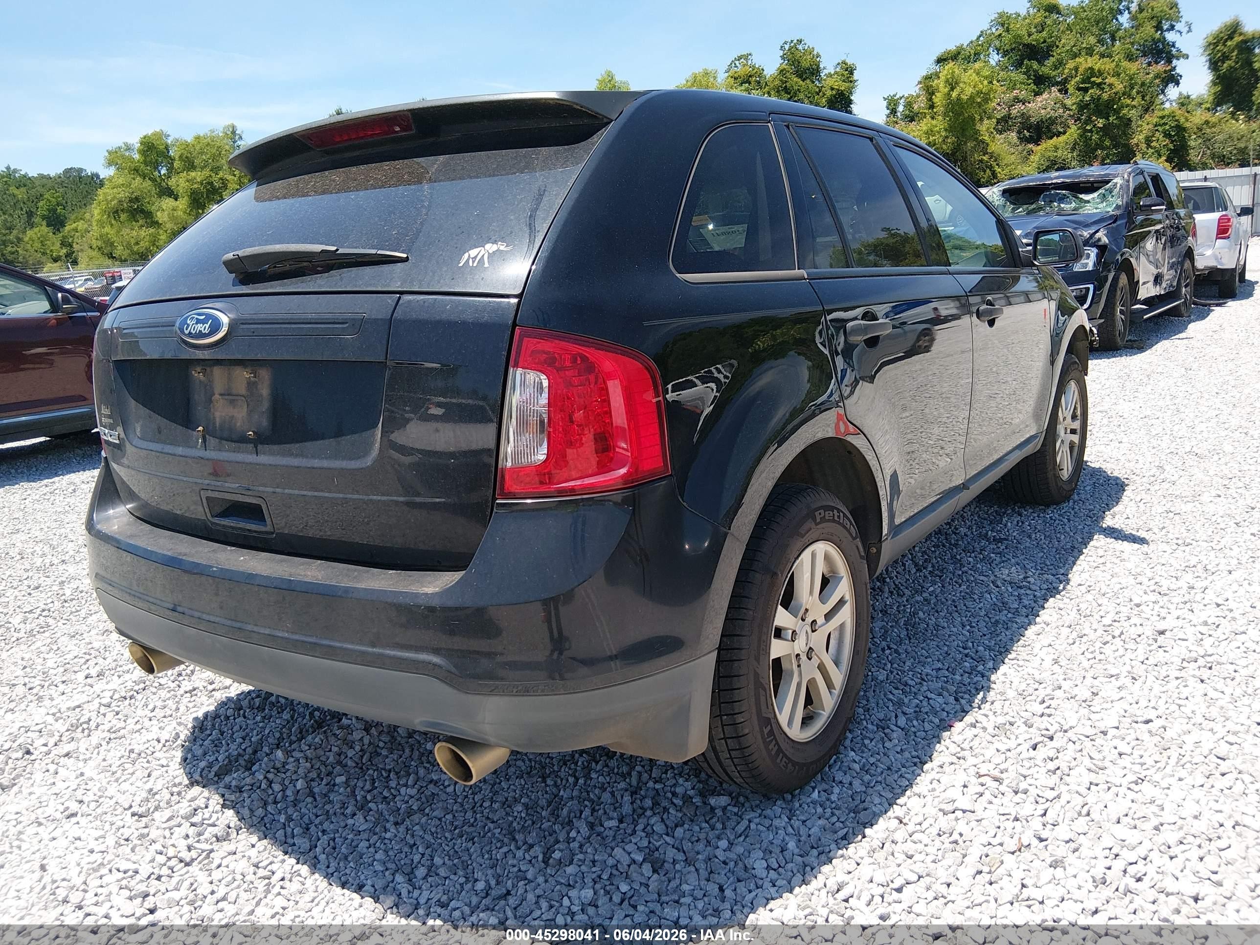 2011 Ford Edge Se Black vin: 2FMDK3GC6BBB49992