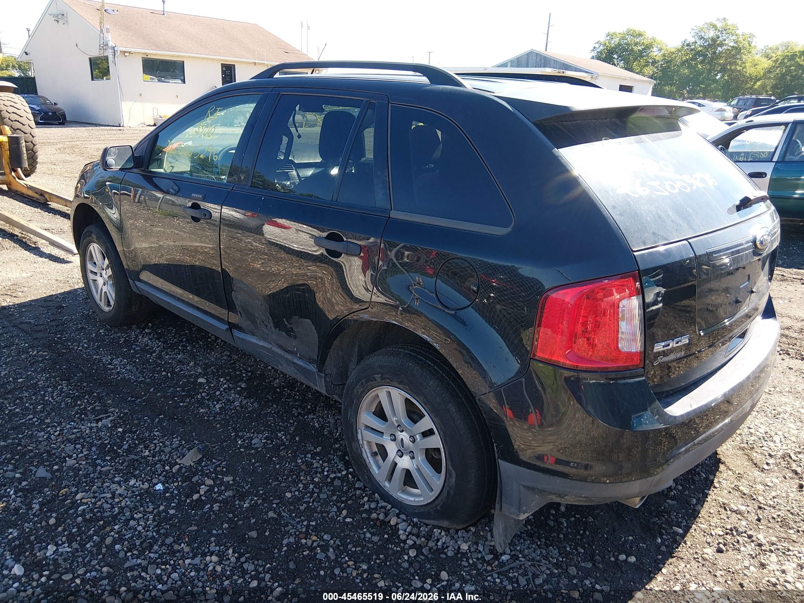 2011 Ford Edge Se Черный vin: 2FMDK3GC6BBB57915