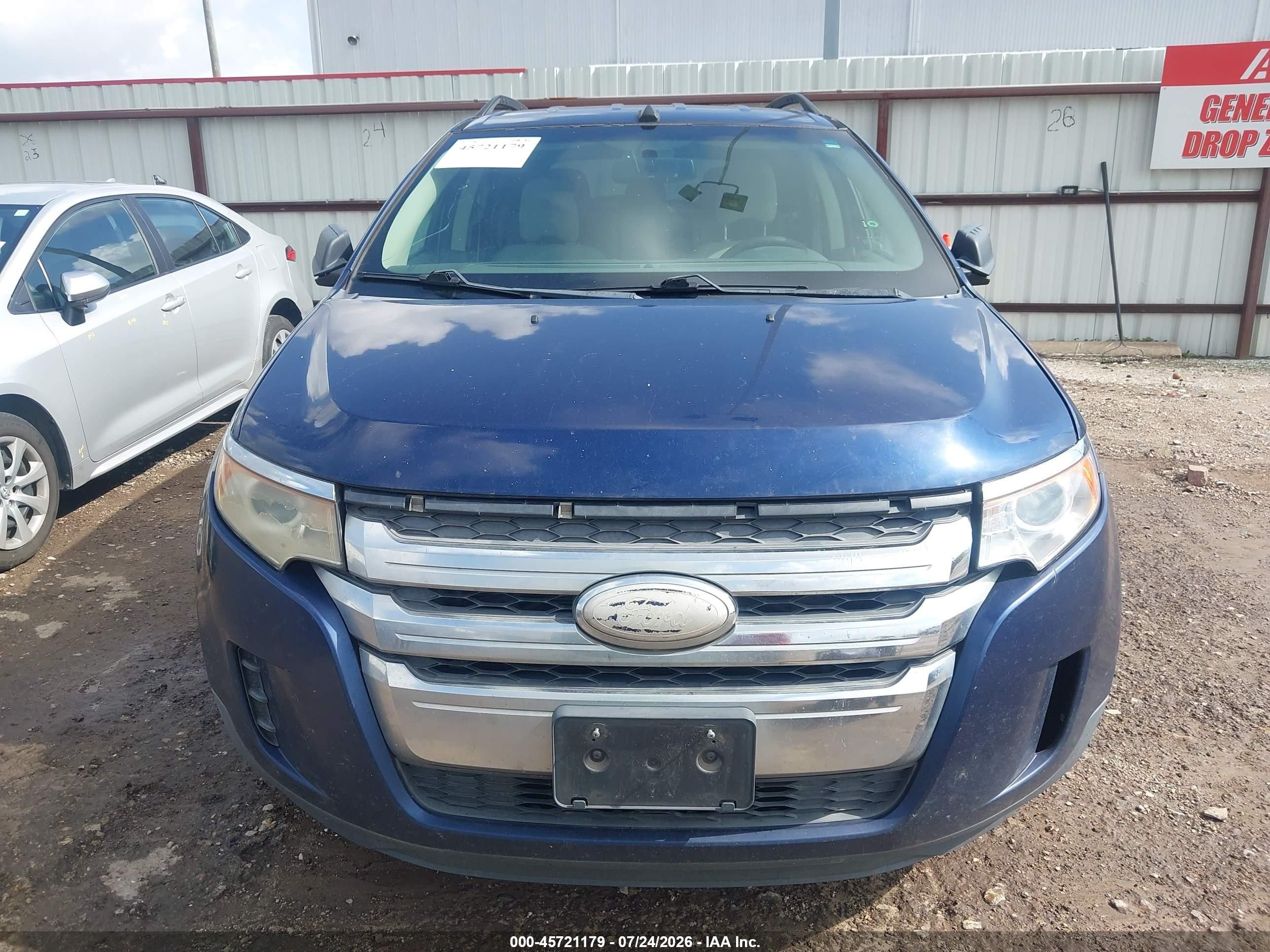 2012 Ford Edge Se Blue vin: 2FMDK3GC6CBA18546