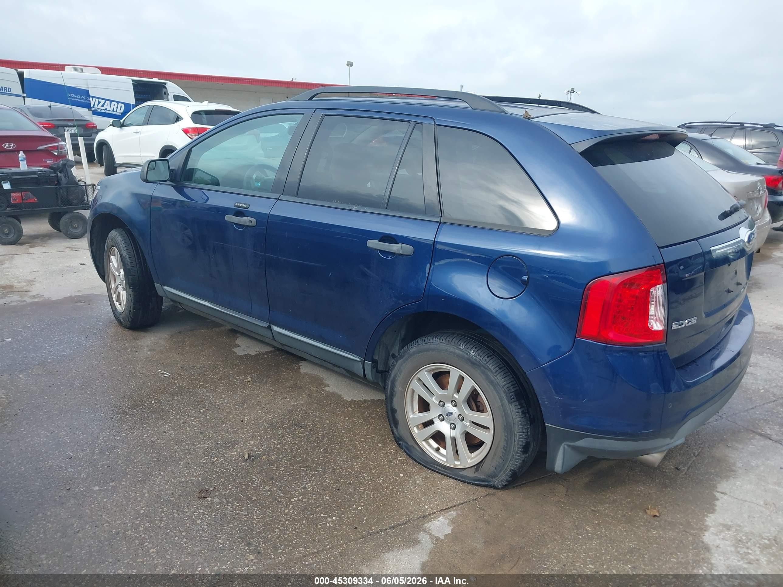 2012 Ford Edge Se Blue vin: 2FMDK3GC6CBA22564