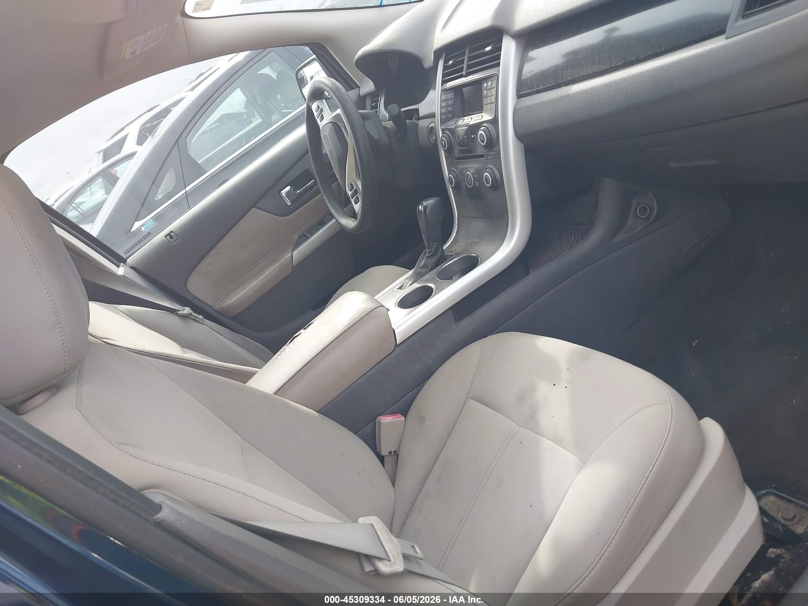2012 Ford Edge Se Blue vin: 2FMDK3GC6CBA22564
