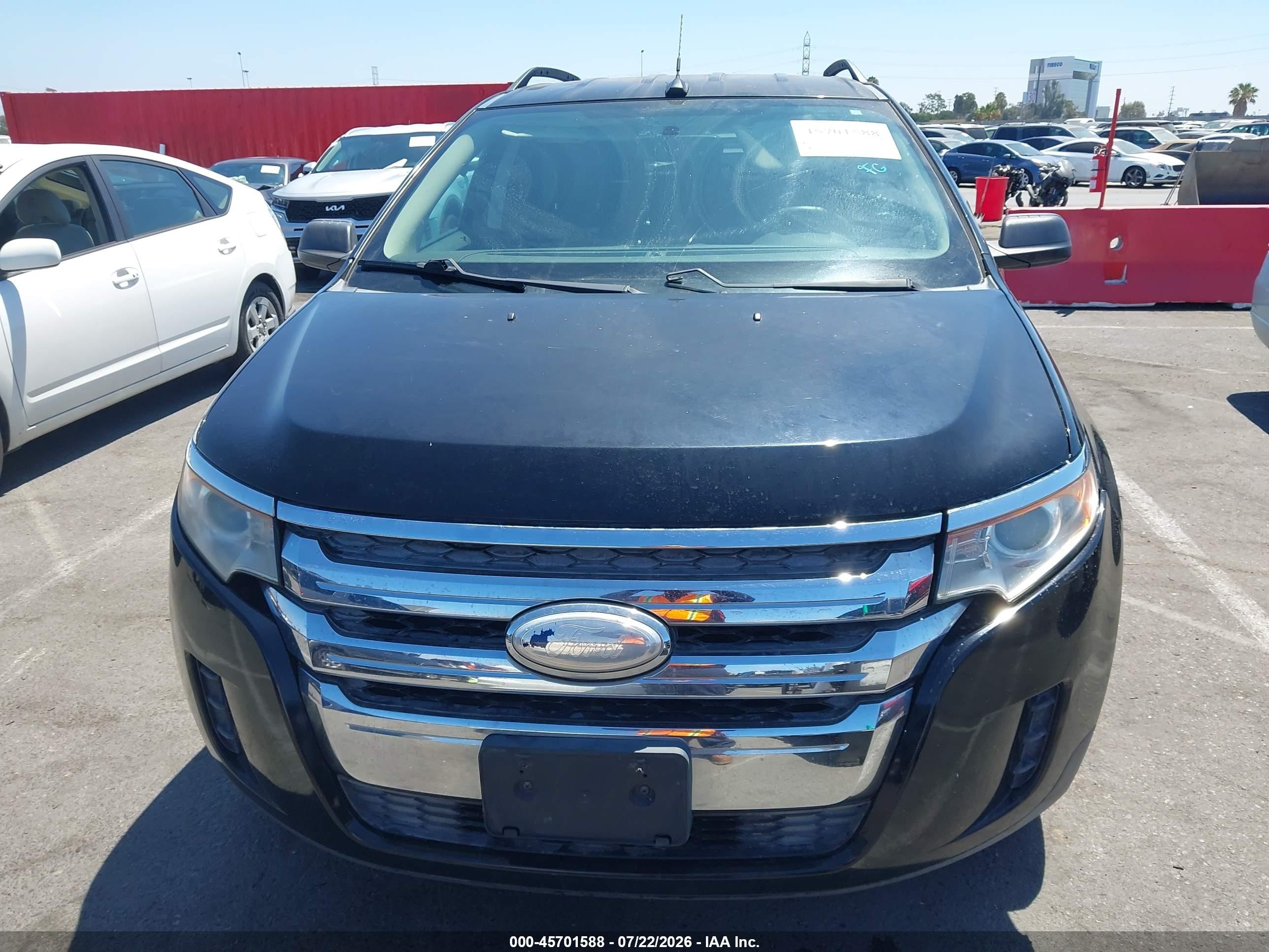 2012 Ford Edge Se Black vin: 2FMDK3GC6CBA27523