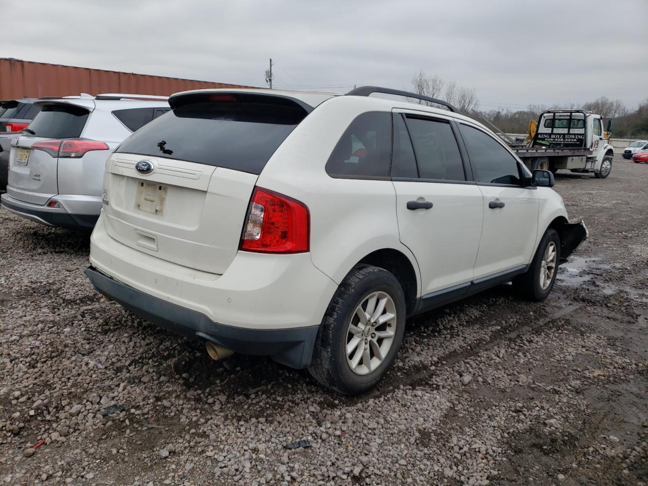 2013 Ford Edge Se White vin: 2FMDK3GC6DBA89067