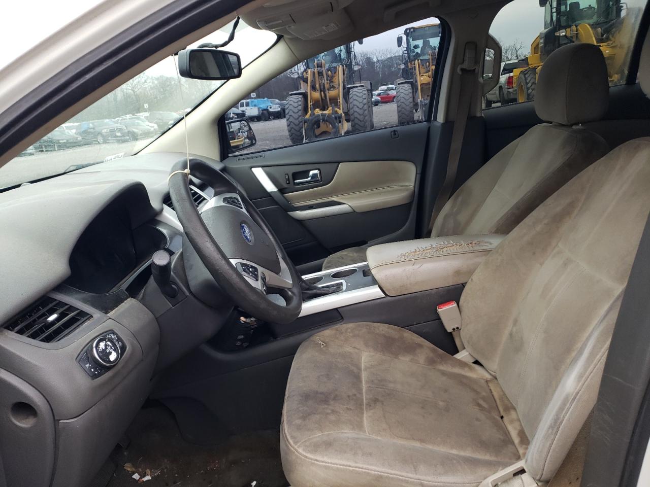 2013 Ford Edge Se White vin: 2FMDK3GC6DBA89067