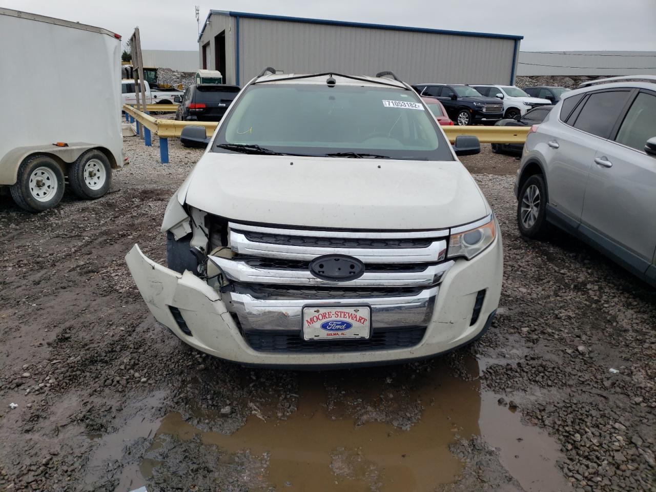 2013 Ford Edge Se White vin: 2FMDK3GC6DBA89067