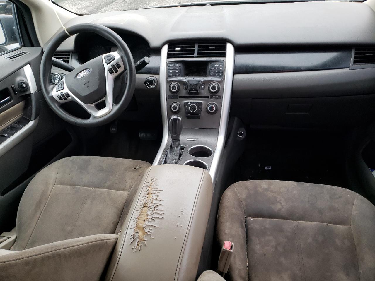 2013 Ford Edge Se White vin: 2FMDK3GC6DBA89067
