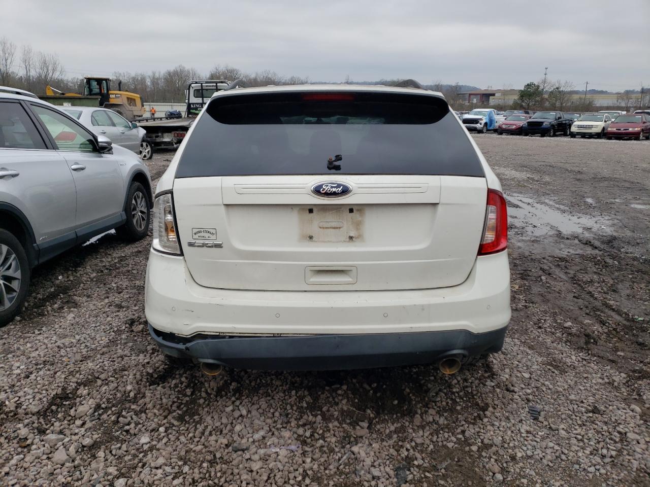 2013 Ford Edge Se White vin: 2FMDK3GC6DBA89067