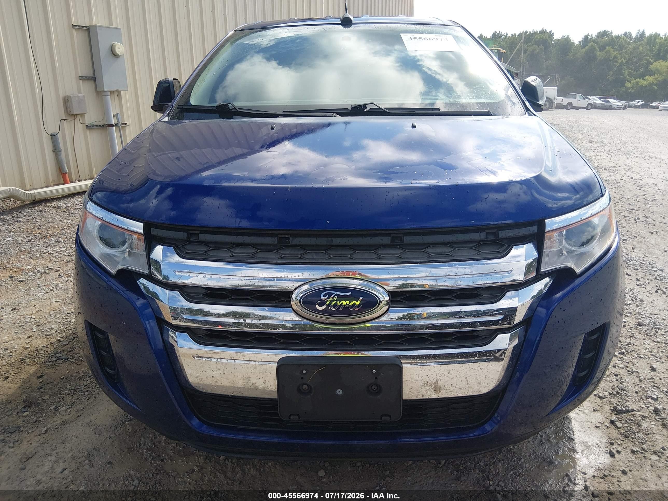 2013 Ford Edge Se Blue vin: 2FMDK3GC6DBB05395