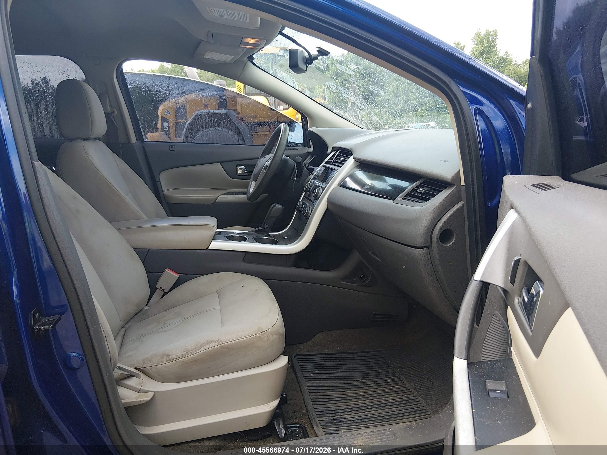 2013 Ford Edge Se Blue vin: 2FMDK3GC6DBB05395