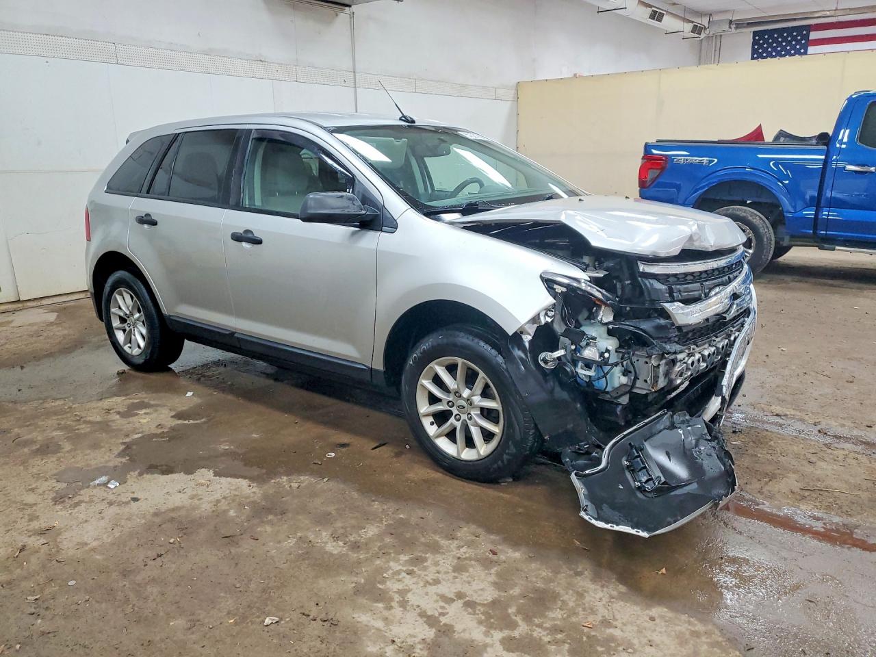 2013 Ford Edge Se Silver vin: 2FMDK3GC6DBB43743