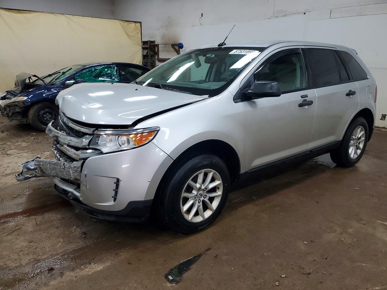 2013 Ford Edge Se Silver vin: 2FMDK3GC6DBB43743