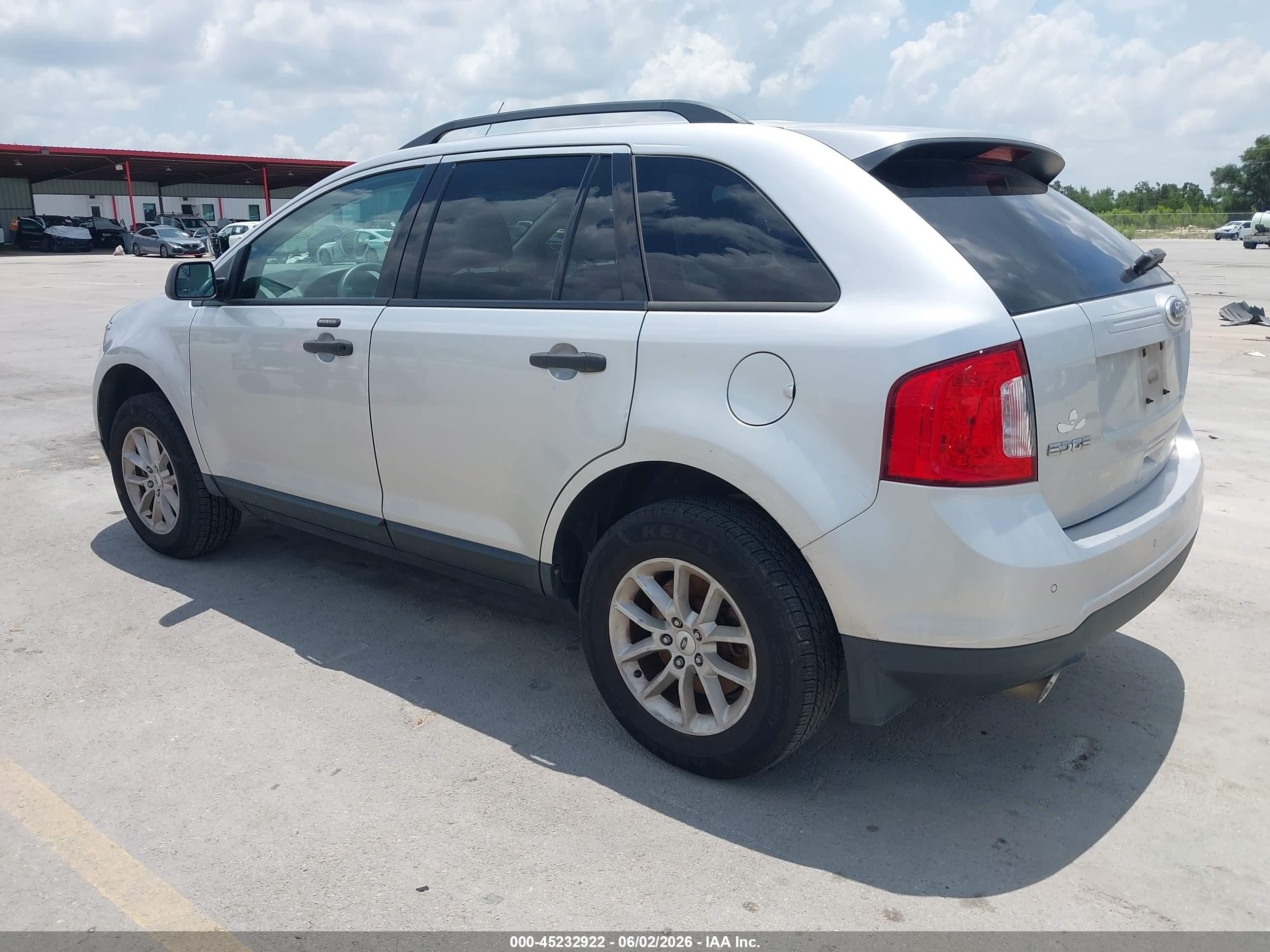 2013 Ford Edge Se Серебряный vin: 2FMDK3GC6DBB57934