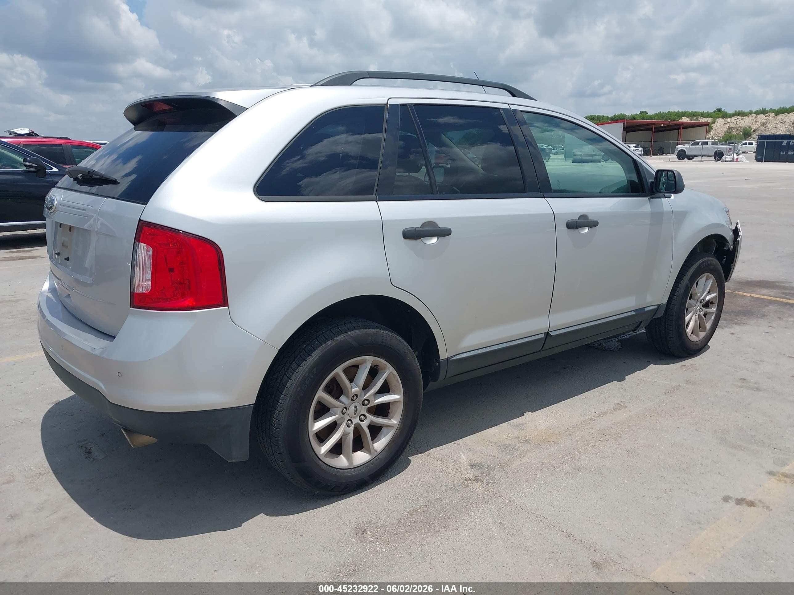 2013 Ford Edge Se Серебряный vin: 2FMDK3GC6DBB57934