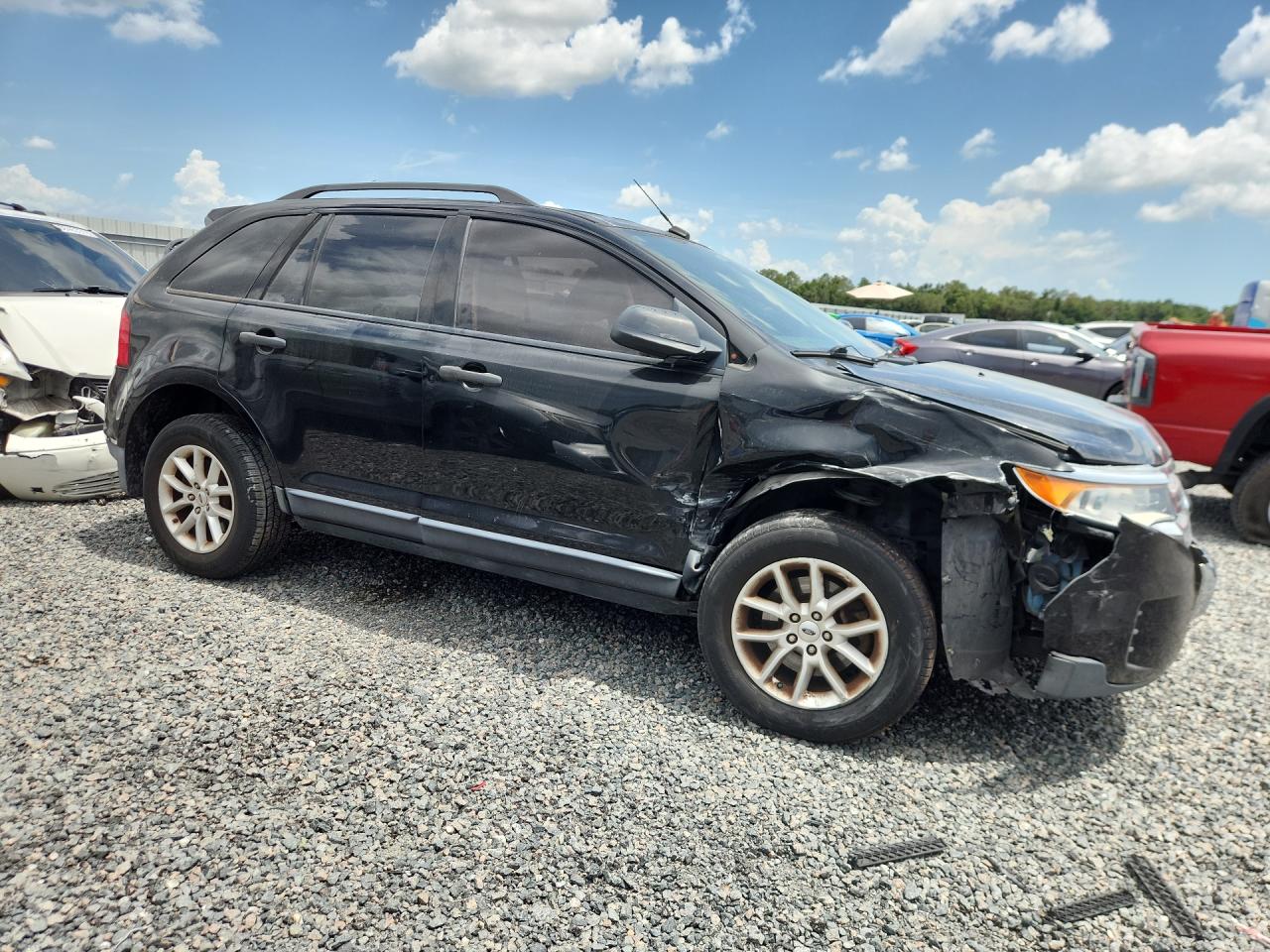 2013 Ford Edge Se Black vin: 2FMDK3GC6DBB78511